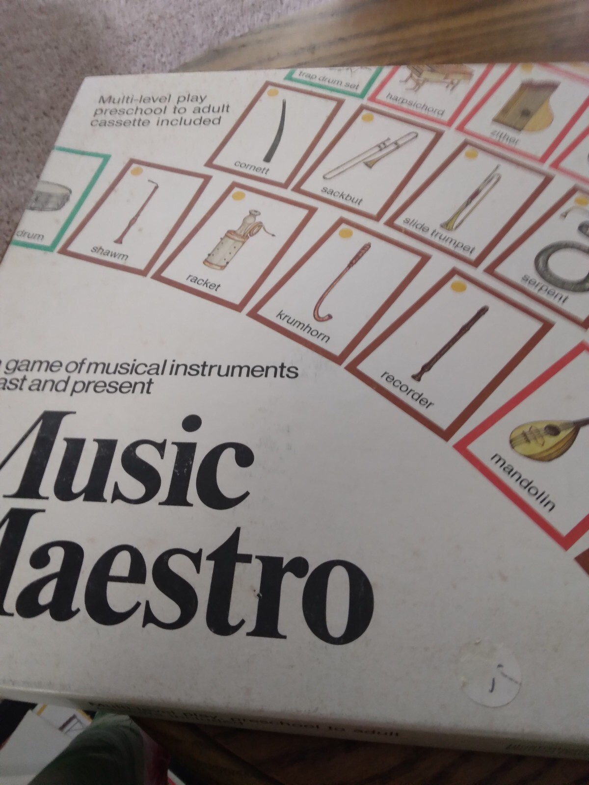 Vintage Music Maestro Board Game Educational Games 5 in 1 by Aristoplay