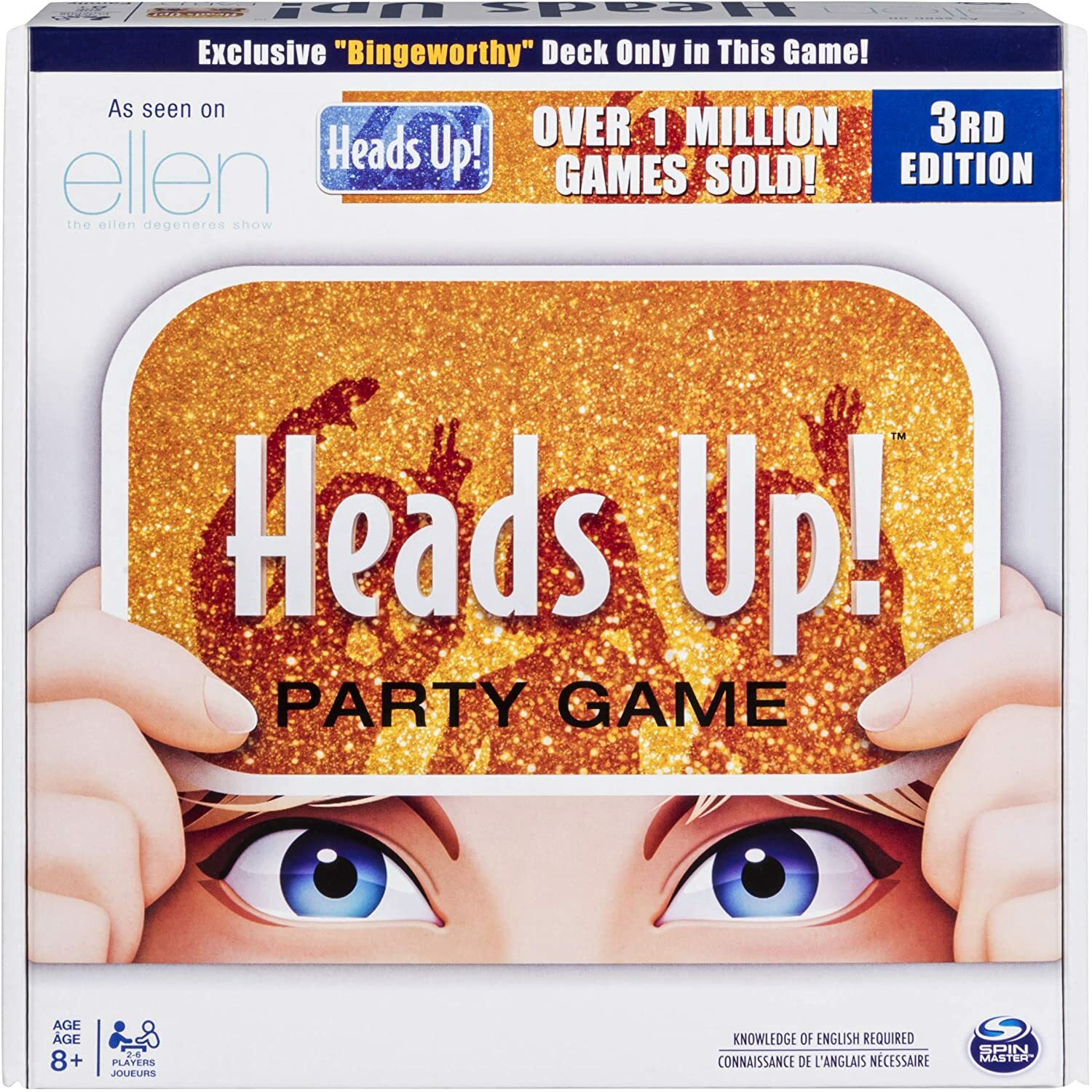 Heads Up Party Game by Spinmaster Games Ellen Degeneres – 3rd Edition