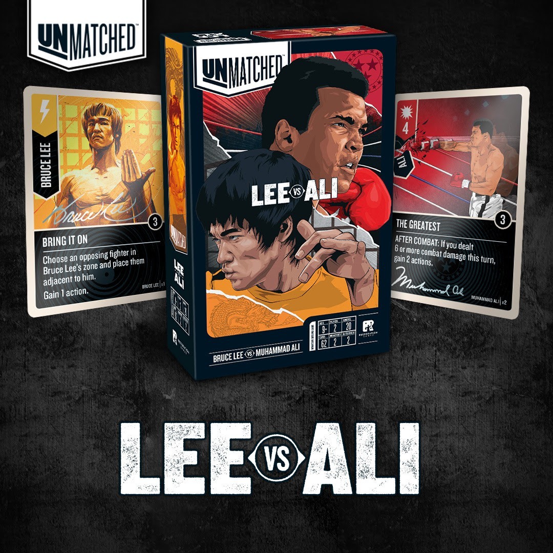 Unmatched: Muhammad Ali vs. Bruce Lee by Restoration Games