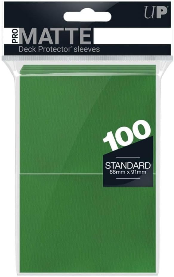 Ultra Pro Pro Matte Standard Sleeves (100 Pack) – Green