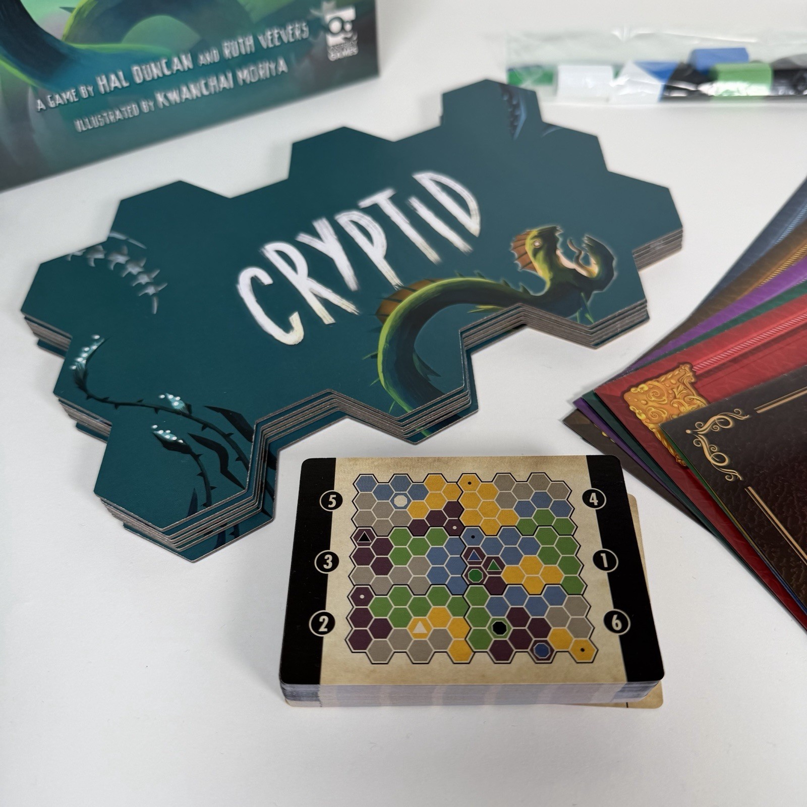 Cryptid Board Game Excellent Condition 100% Complete Osprey Games, 2018