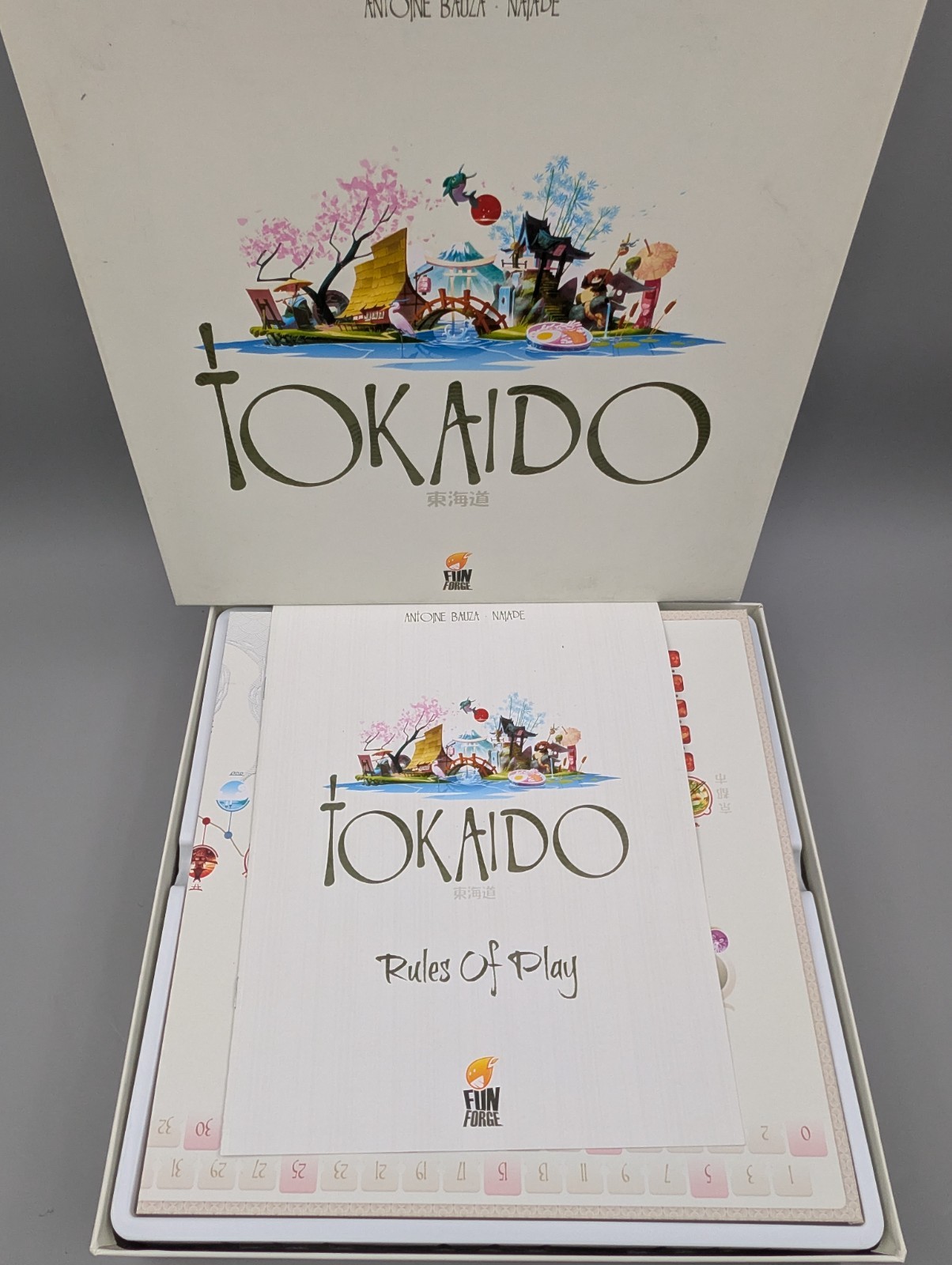 Tokaido Board Game Fun Forge 2014 100% Complete – Excellent!