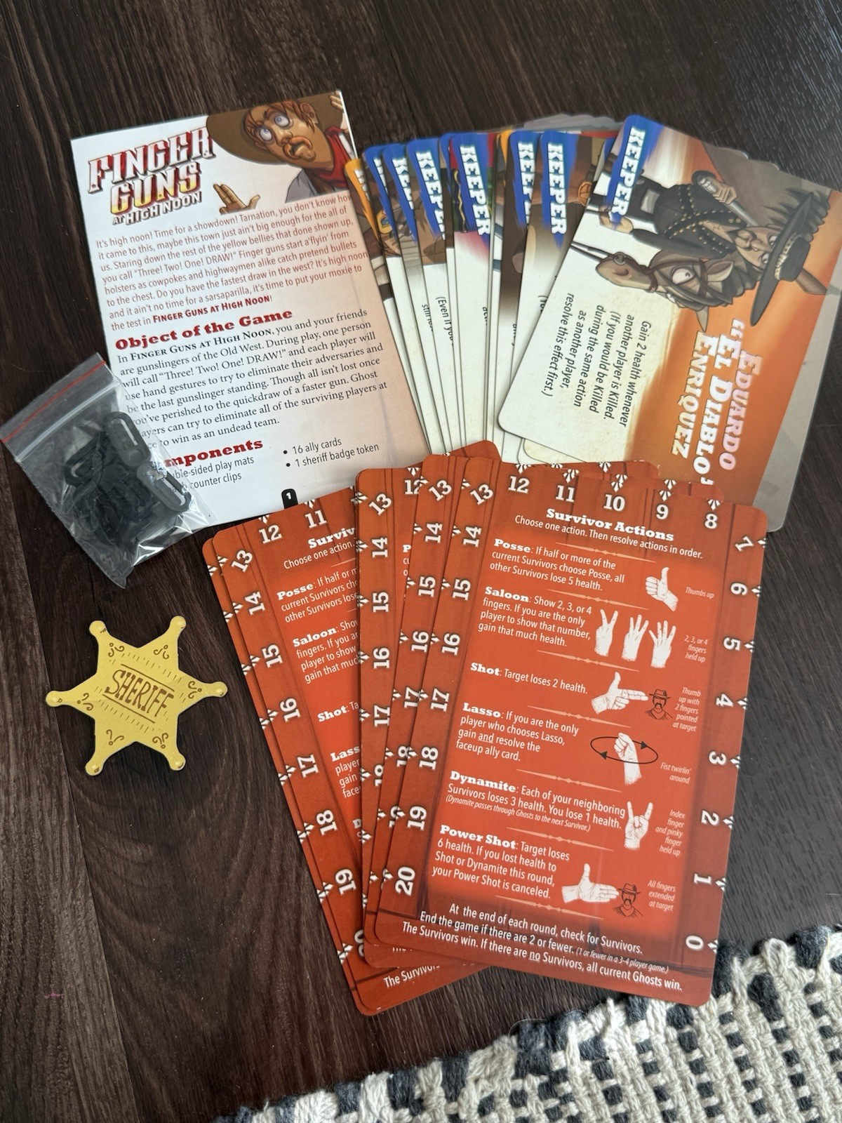 Indie Boards & Cards: Finger Guns At High Noon – Shoot Your Friends, Complete