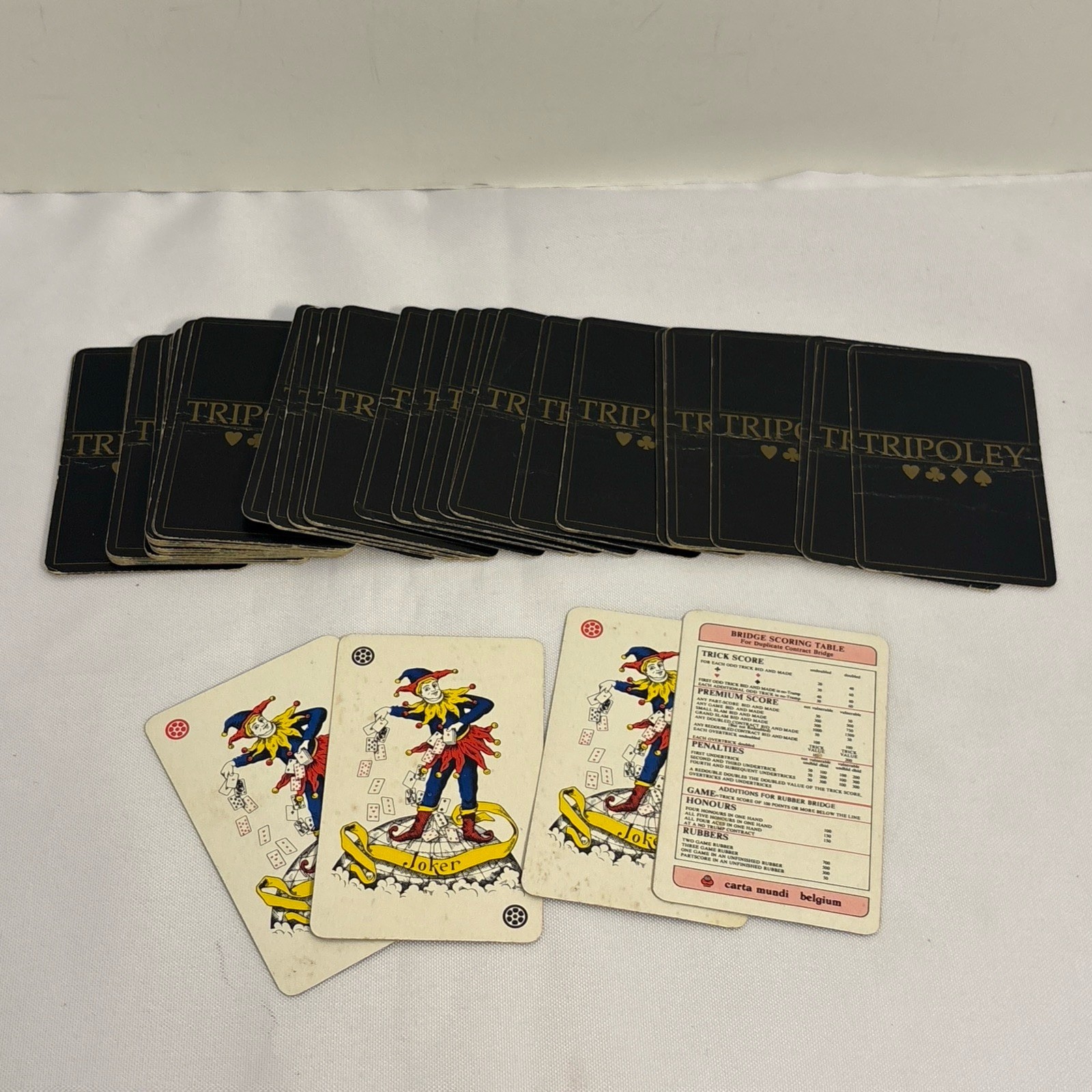 Tripoley 1968 Cadaco No. 300 Special Edition Substitute Chips READ Board Game