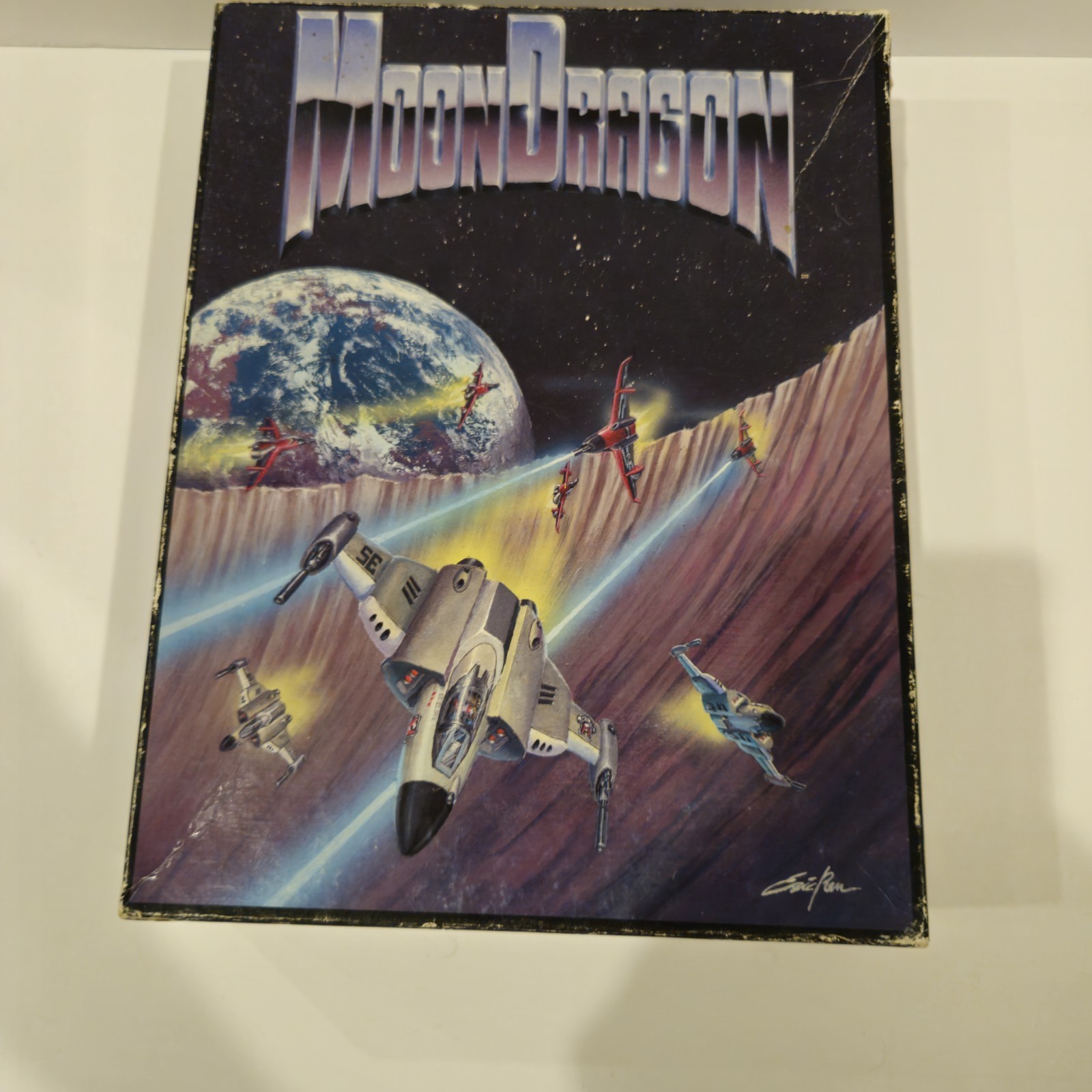 Moondragon Game of Lunar Fighter Combat Role Playing Game Complete Extra Pieces