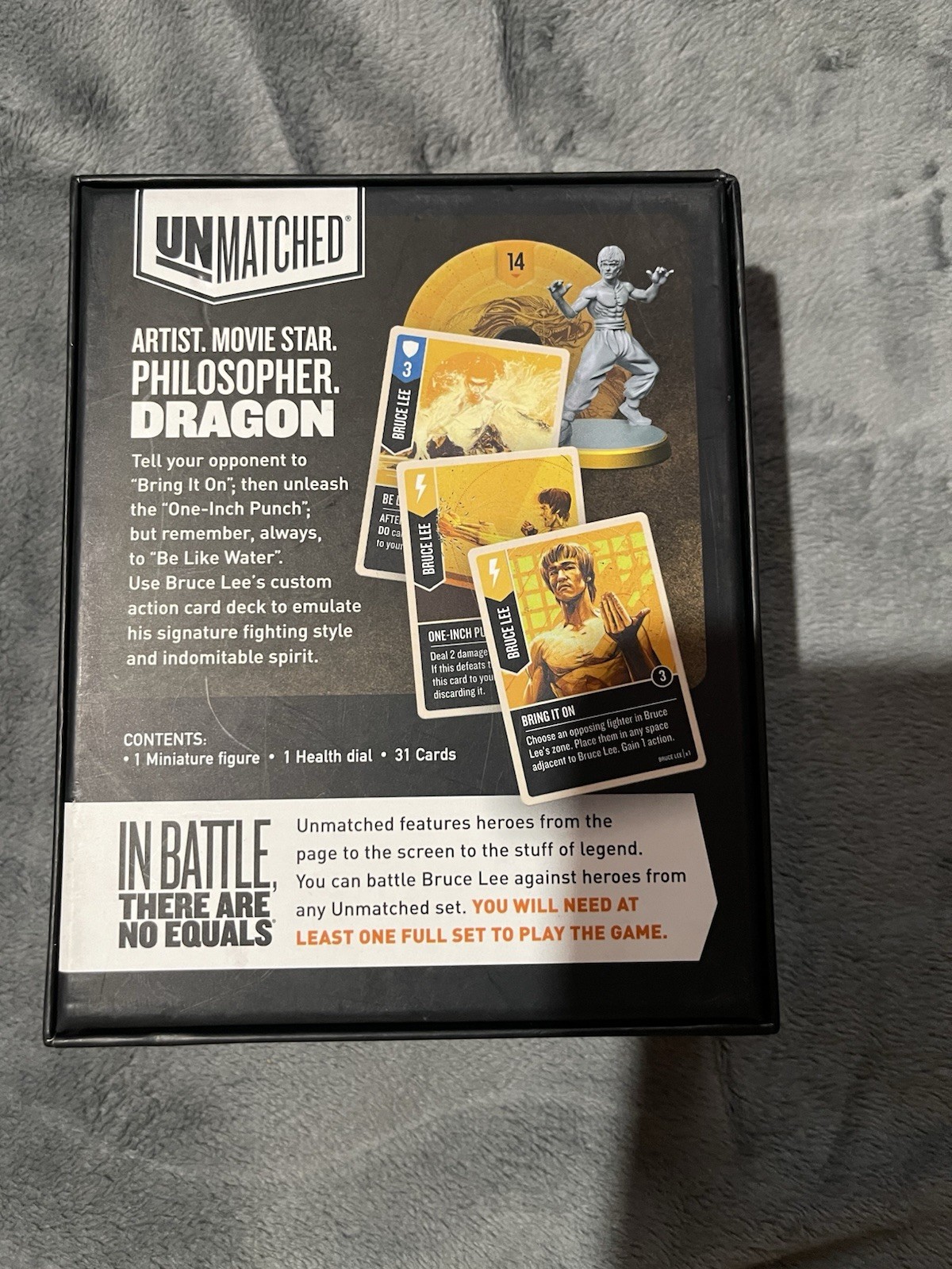 RESTORATION GAMES Unmatched BRUCE LEE Expansion Complete