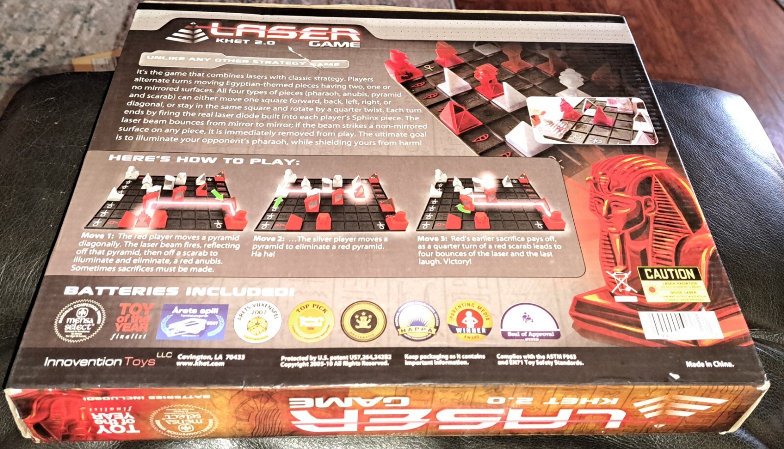 Innovention Toys Laser Game – KHET 2.0 Board Game – MENSA Select Award