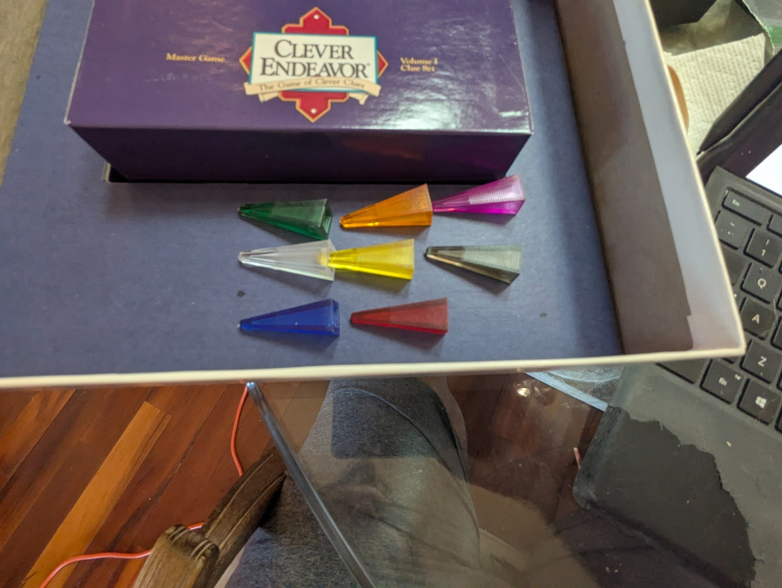 CLEVER ENDEAVOR Deluxe Edition Master Game 100% COMPLETE 1989 VINTAGE CEDE2