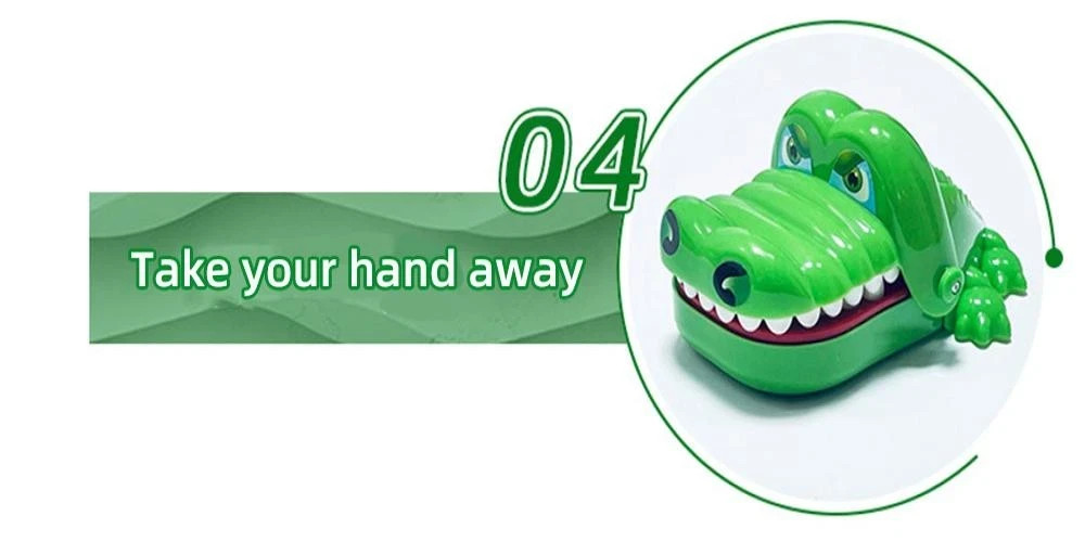 Crocodile Dentist Game Kids Alligator Bite Finger Reaction Toy Family Fun