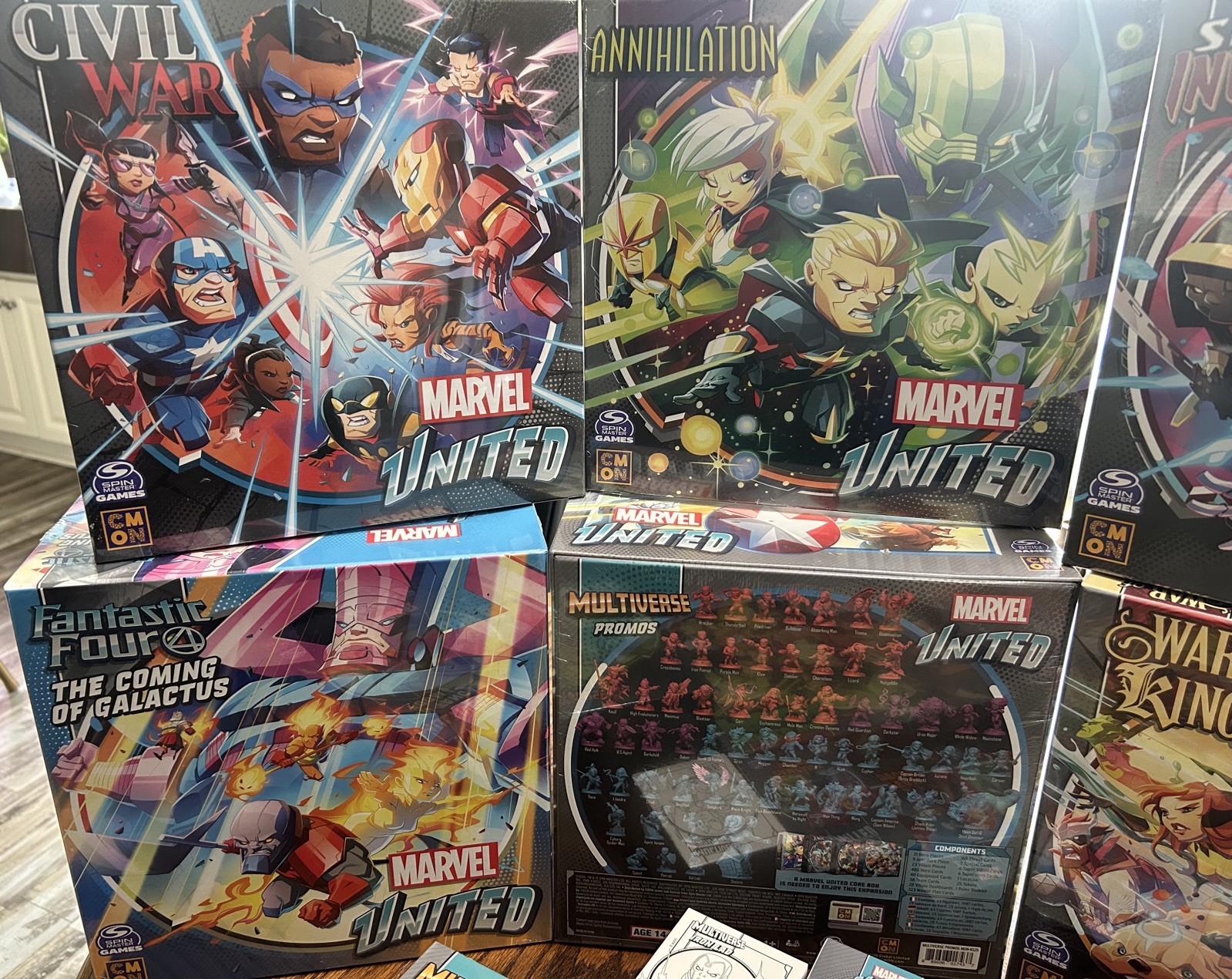 Marvel United: Multiverse: Omniverse Pledge: CMON Kickstarter Exclusives Sealed