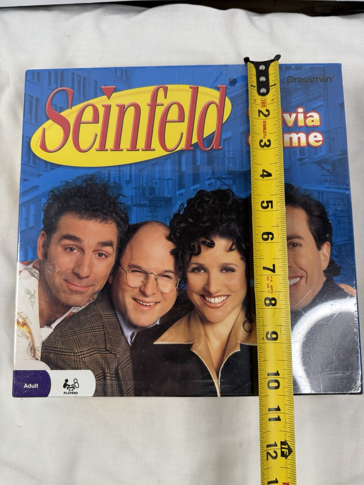 Seinfeld Trivia Board Game Pressman 2009 90’s TV Adult 2-4 Players, Sealed