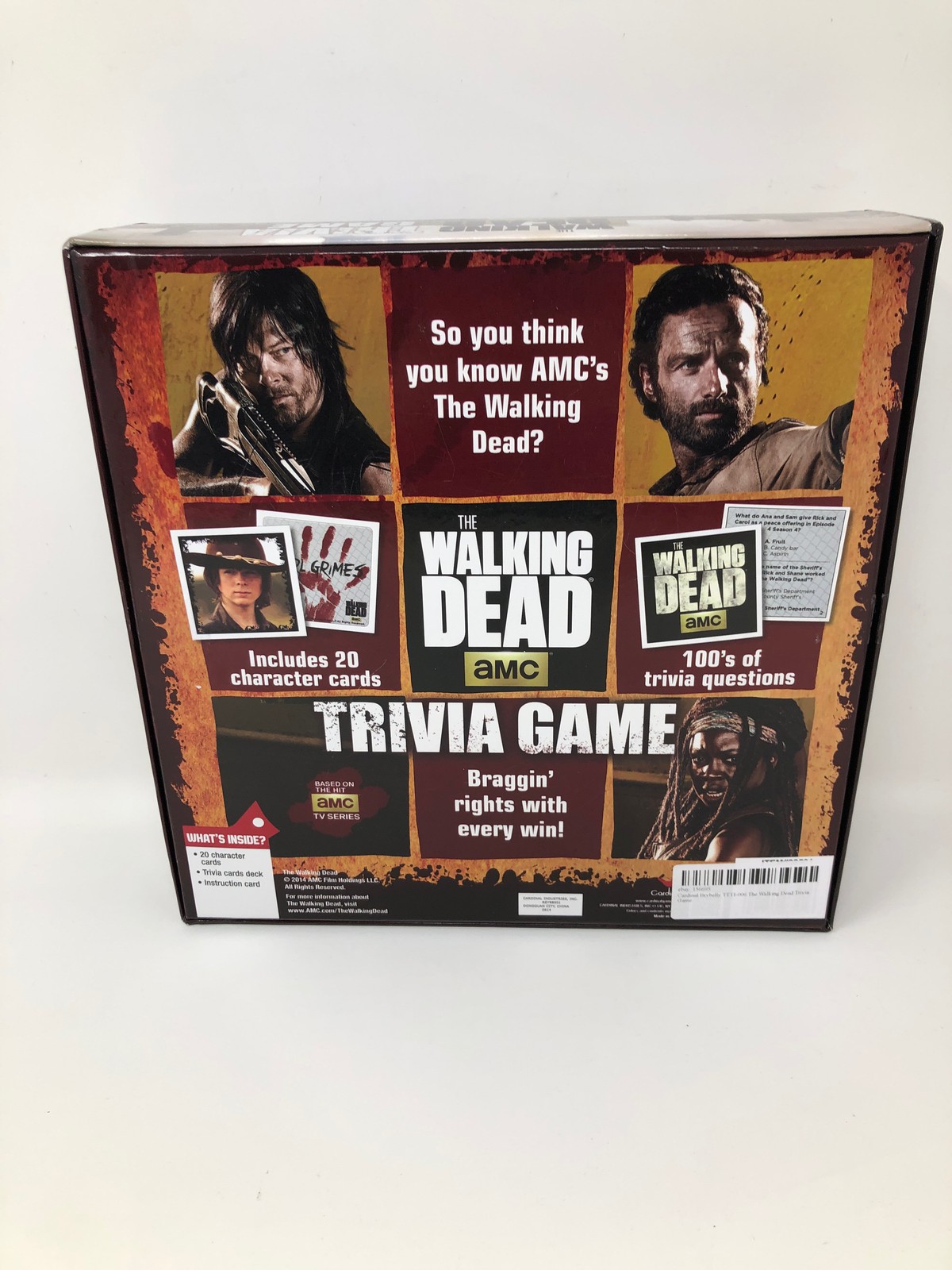 Cardinal Brybelly TTTI-006 The Walking Dead Trivia Game