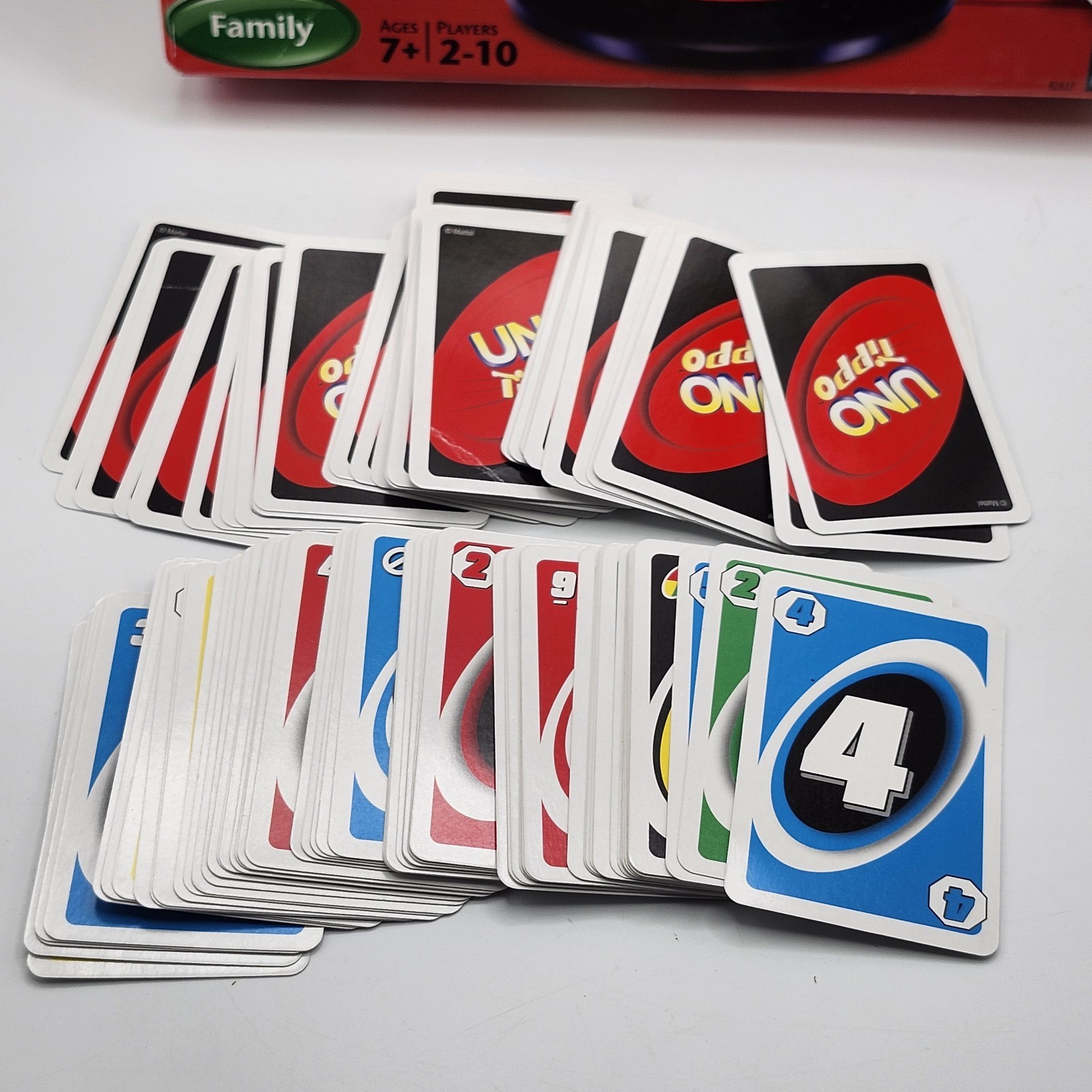 UNO Tippo Game of Skill by Mattel 2009 100% Complete w/ Instructions