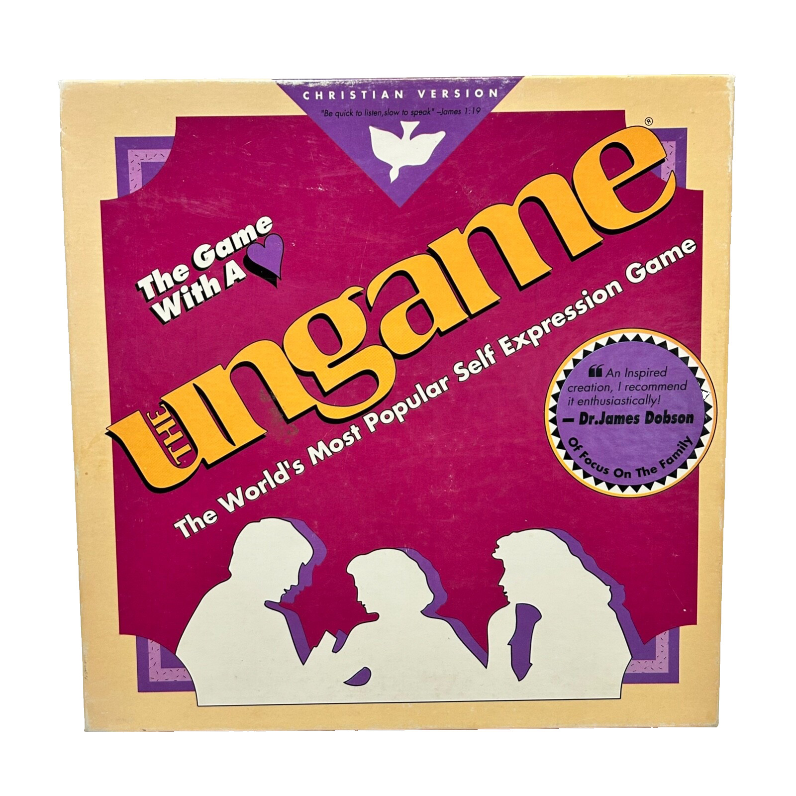 Vintage 1991 The Ungame Christian Version Self Expression Game By Talicor Comple