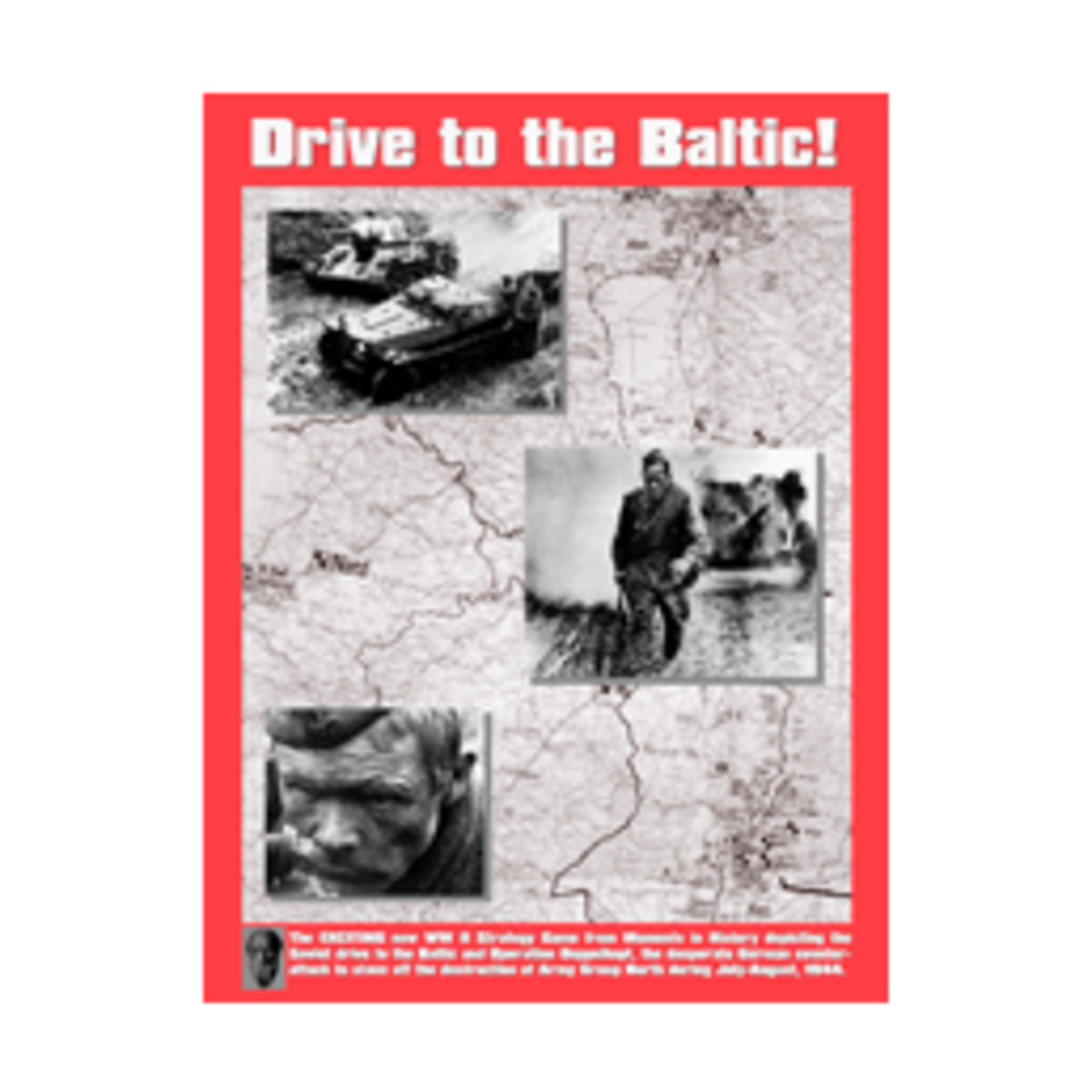 Moments in History MiH War Game Drive to the Baltic! (1st Ed) Bag VG+