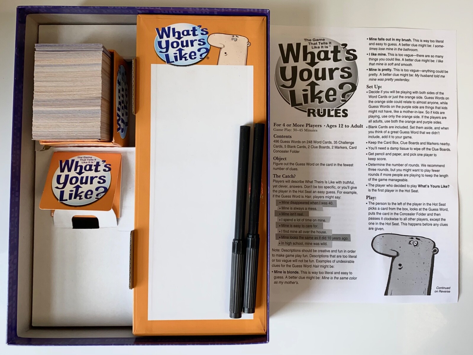 Guessing Game “What’s Yours Like?” Fun Group Party Night Game by Patch Complete