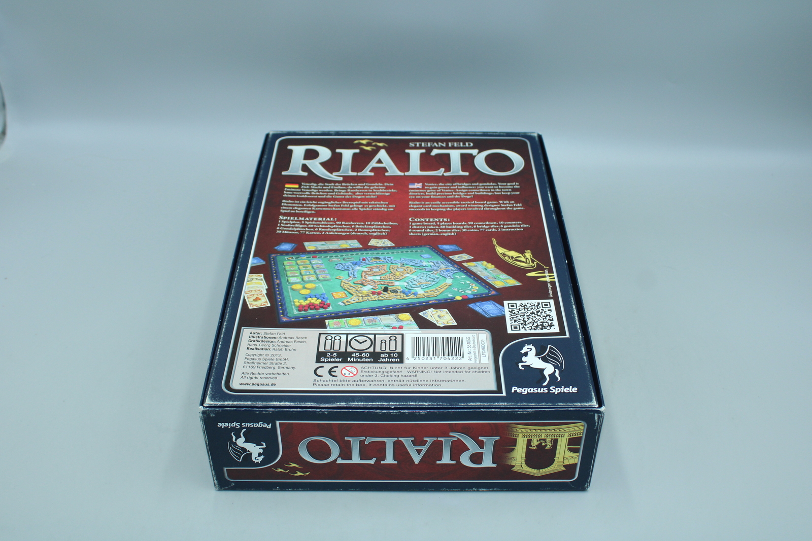 Rialto game board game game Pegasus Stefan Feld board game