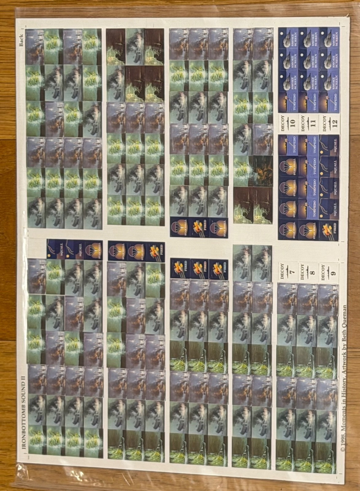 IRON BOTTOM SOUND II Moments in History Board Game Excellent Mint Condition Rare