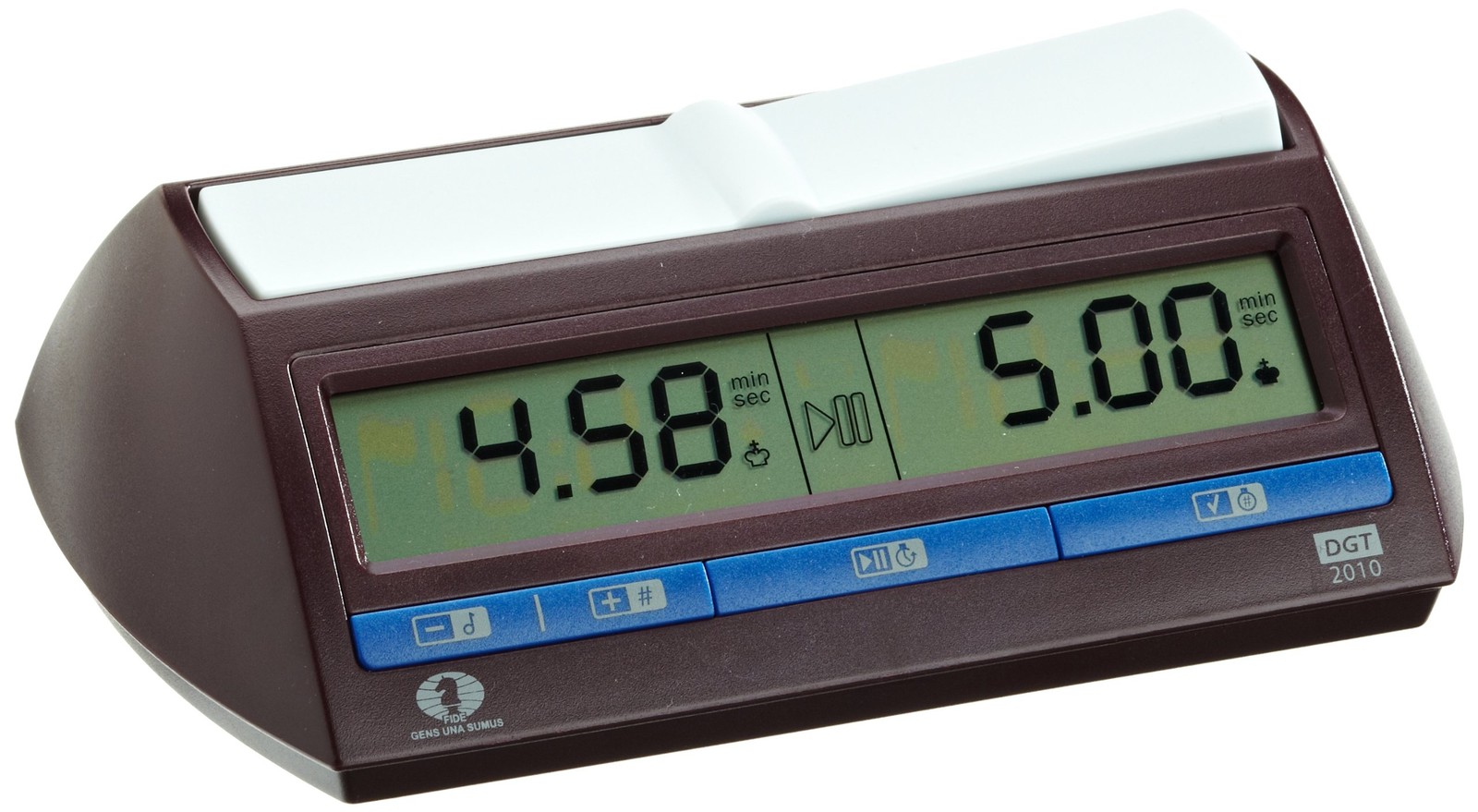 DGT DGT2010 – Digital Chess Clock with Fide Logo, Multi-Colour