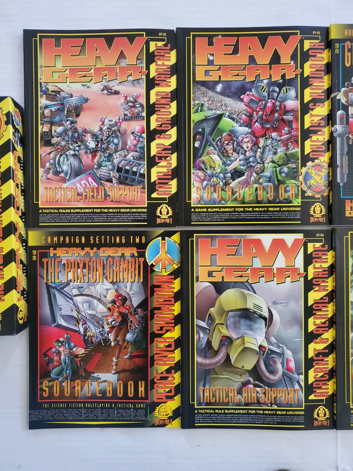 Heavy Gear Tactical Game Incomplete Miniatures Combat RPG and Sourcebooks READ