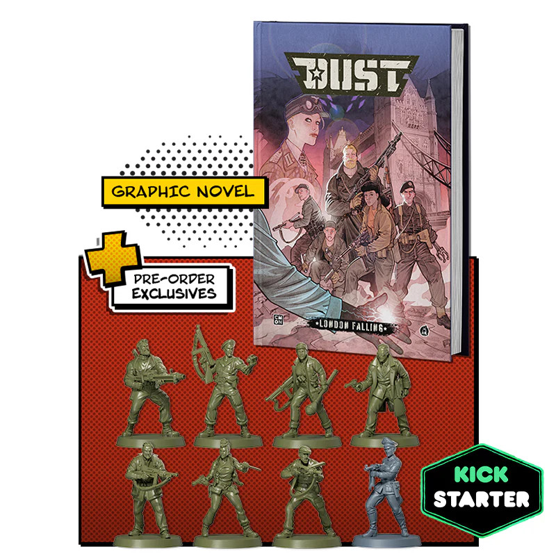 CMON Comics Vol. 2: Dust + Kickstarter Exclusive Promos Box – New