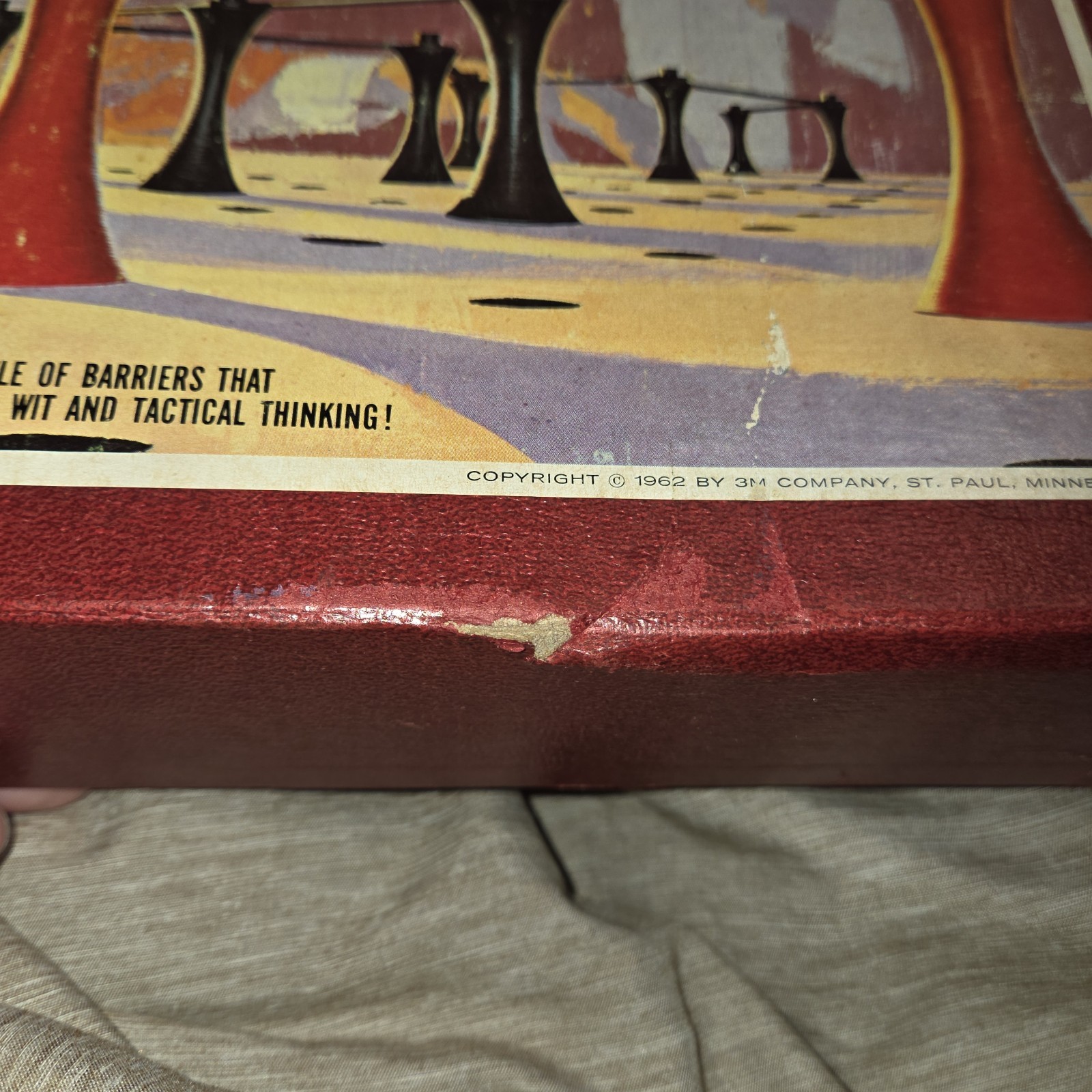 Vintage 3M Twixt Strategy Theme Board Game 1962 2 Players Ages 17 Years & Up