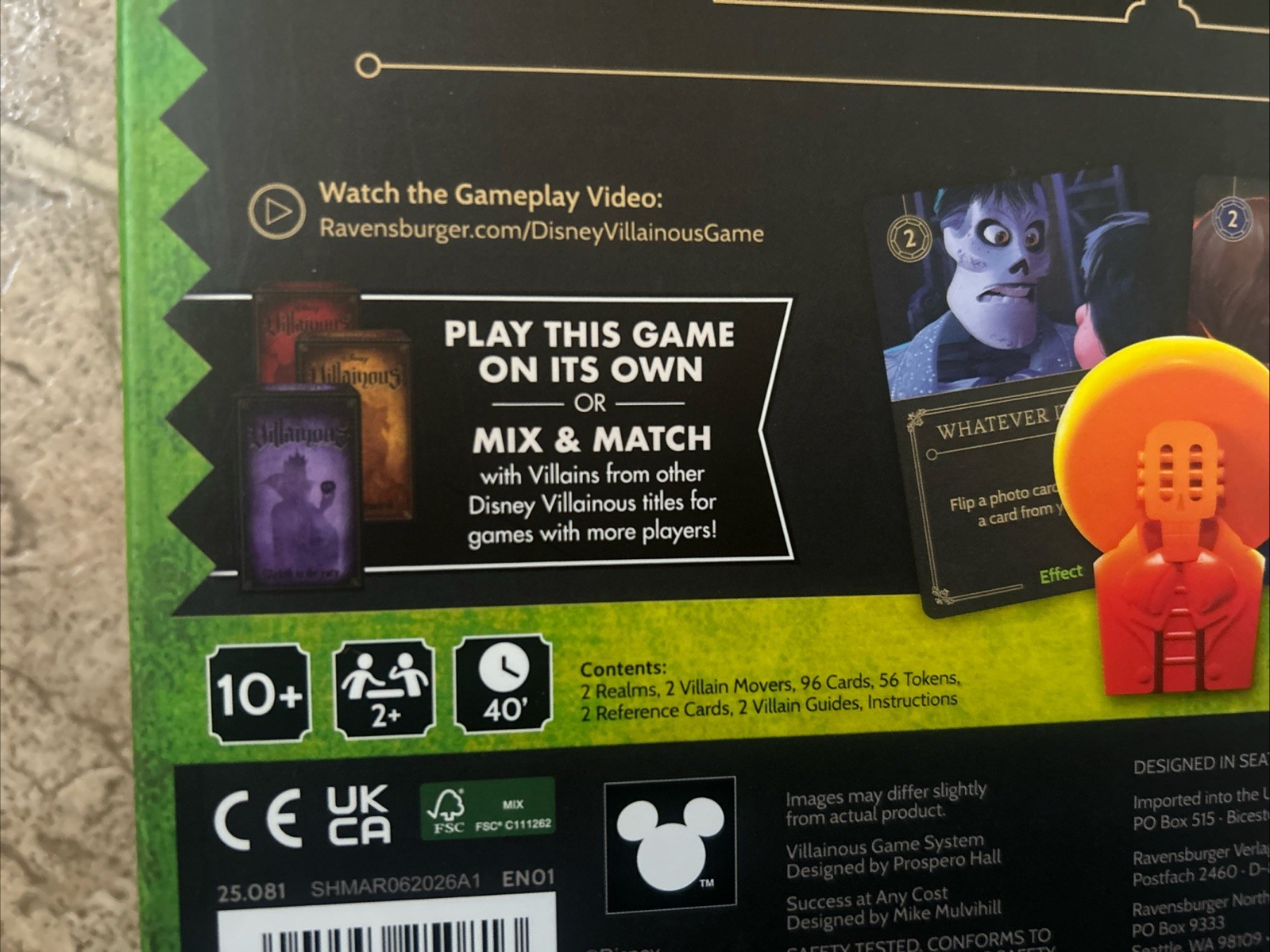 *NEW* Disney: Villainous- Success At Any Cost Board Game w/Excl. Piece IN HAND