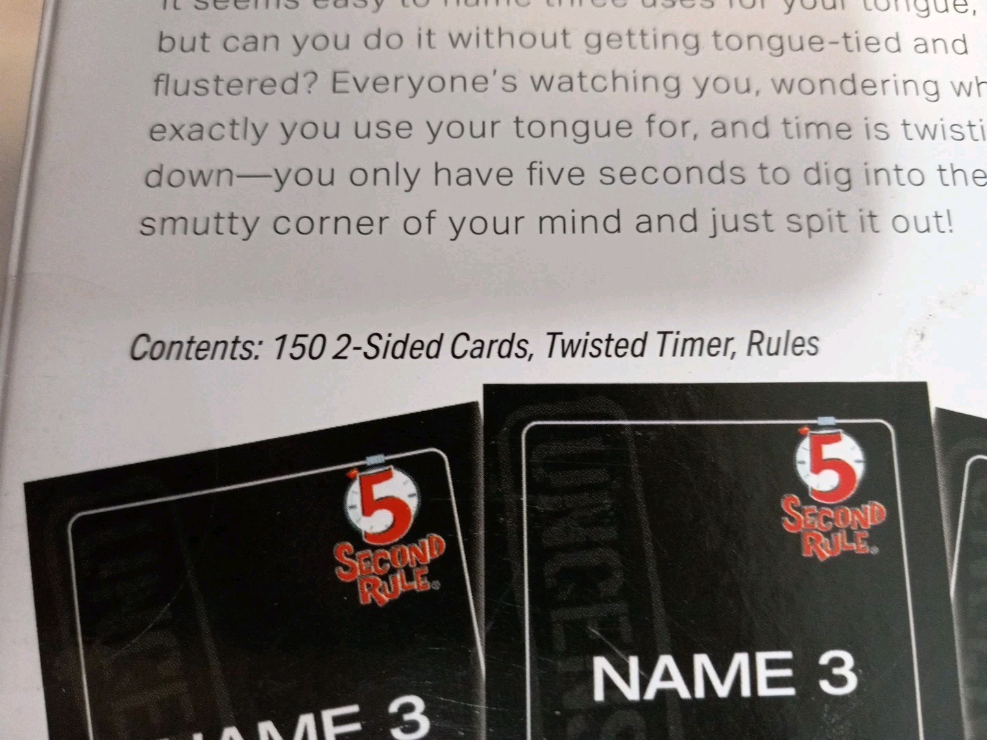 5 Second Rule Uncensored Adult Party Game New In Box
