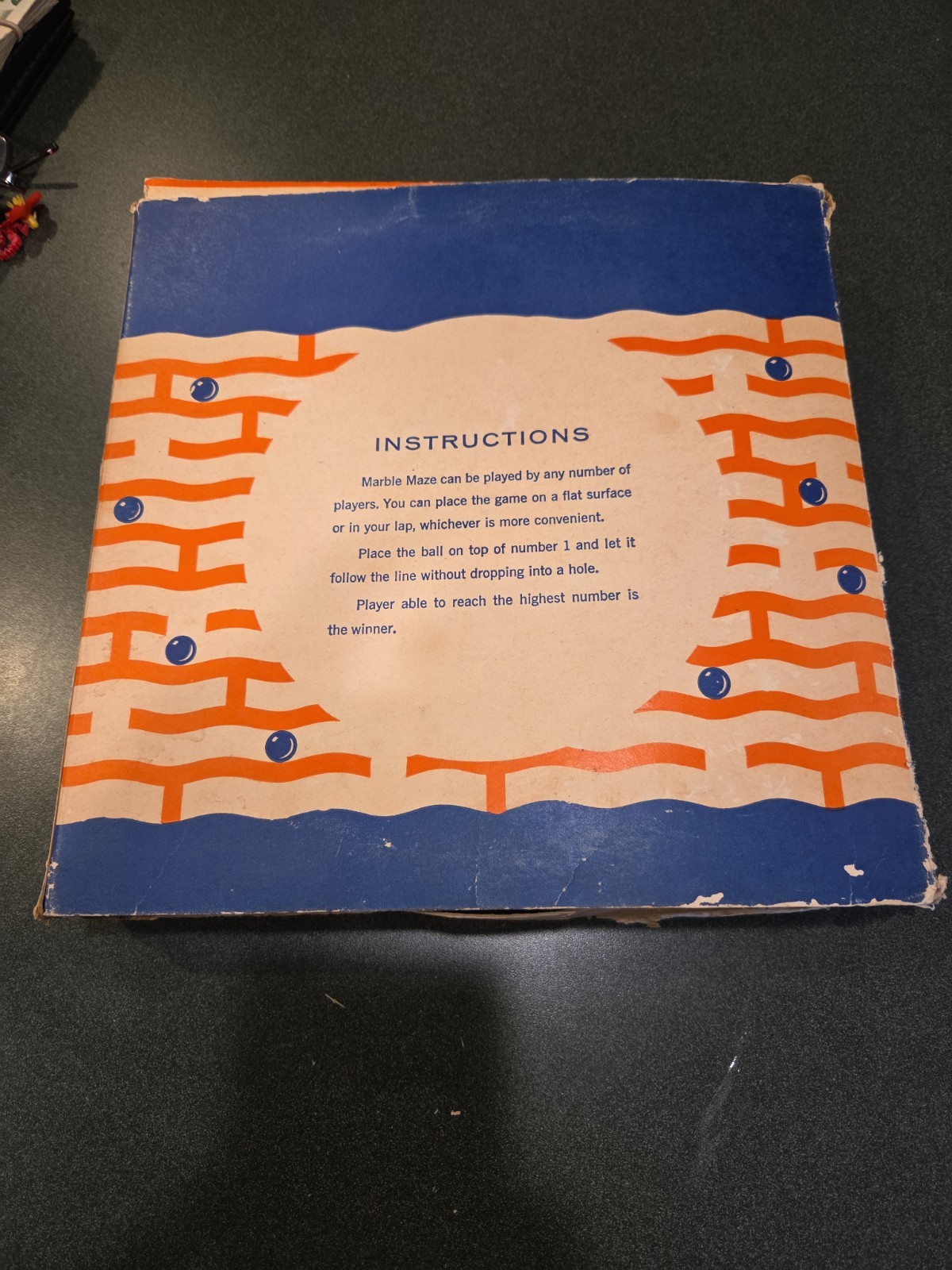 Vintage Hasbro Marble Maze Skill Game in Original Box