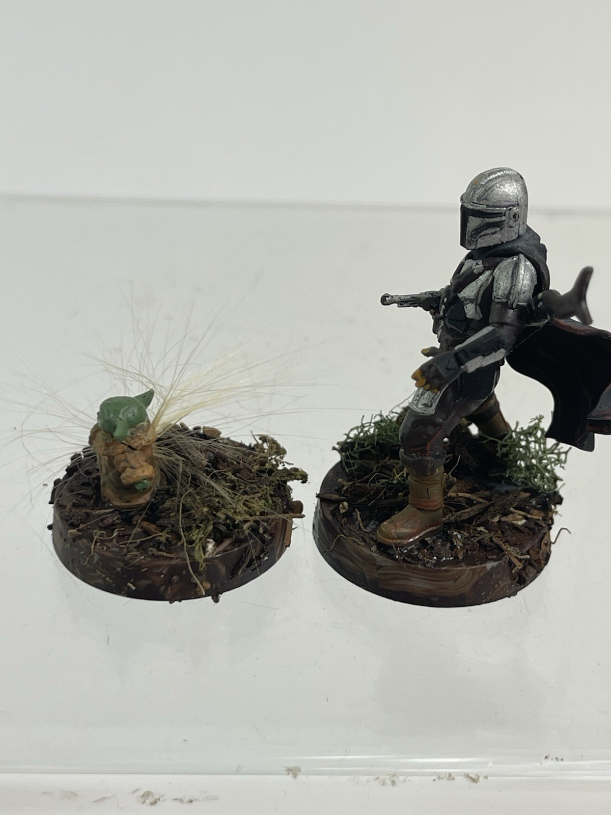 Hand Painted Star Wars Legion Din Djarin & Grogu Operative Expansion AMG SWL98