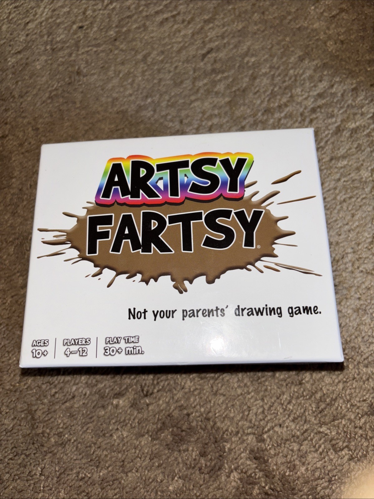 Artsy Fartsy Card and Drawing Game by TwoPointOh Games Ages 10+ 4-12 Players FUN