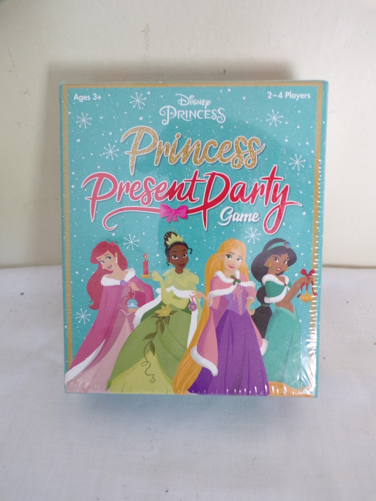 DISNEY PRINCESS – PRESENT PARTY GAME – AGE 3+, 2-4 PLAYERS – NEW & SEALED