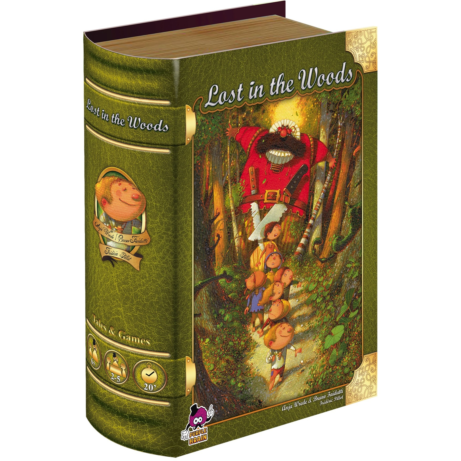 Lost in Woods Family Board Game by Purple Brain | Ages 6+ | 2-5 Players