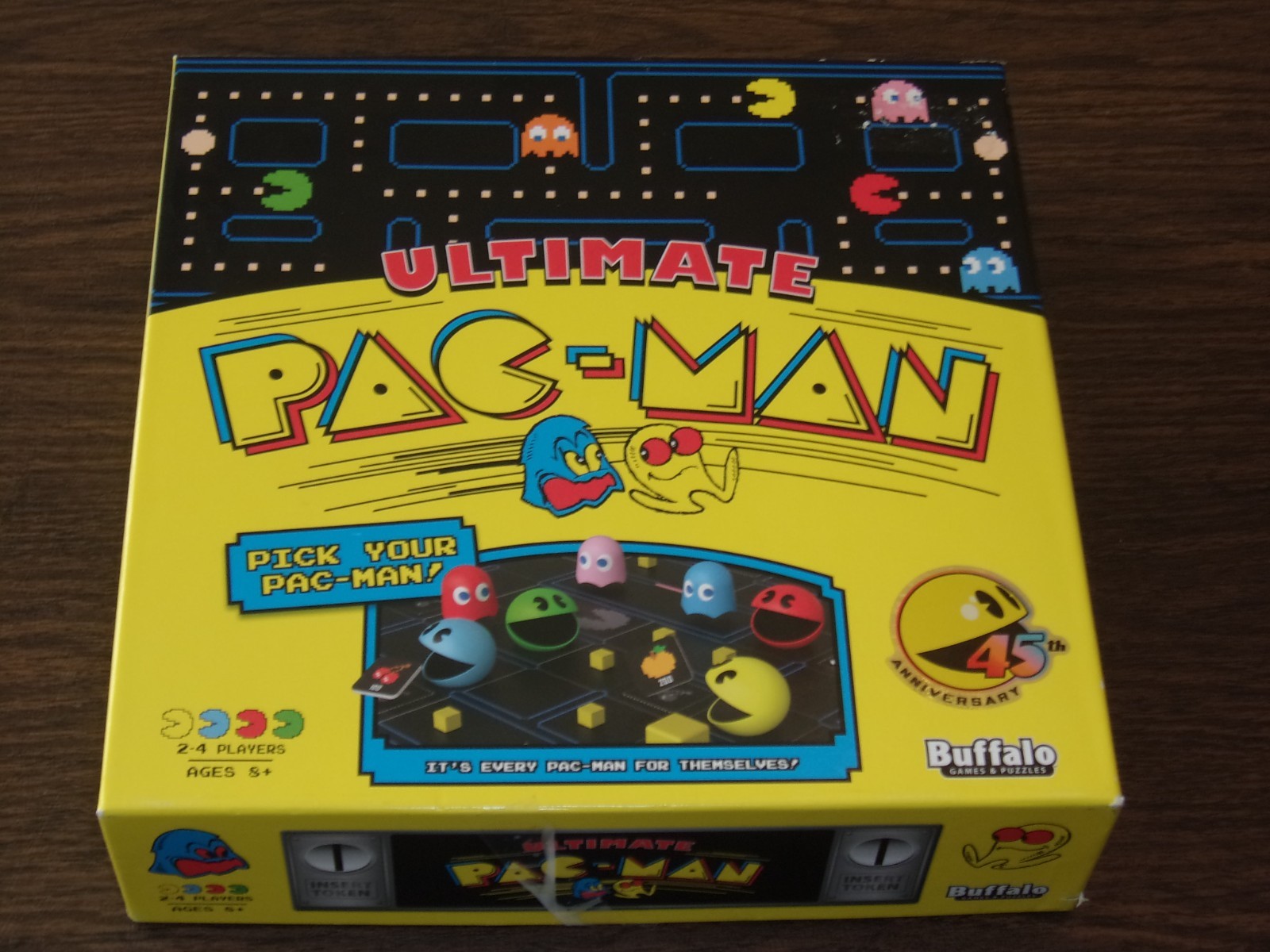 Ultimate PAC-MAN Board Game Retro Arcade Classic By Buffalo Games and Puzzles