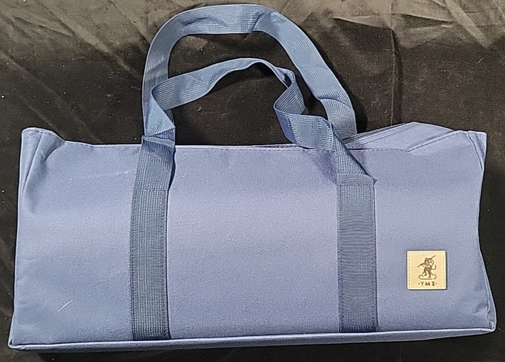 American Mahjong Set with Indigo Tiles Blue Soft Case All-in-One Racks (A7)