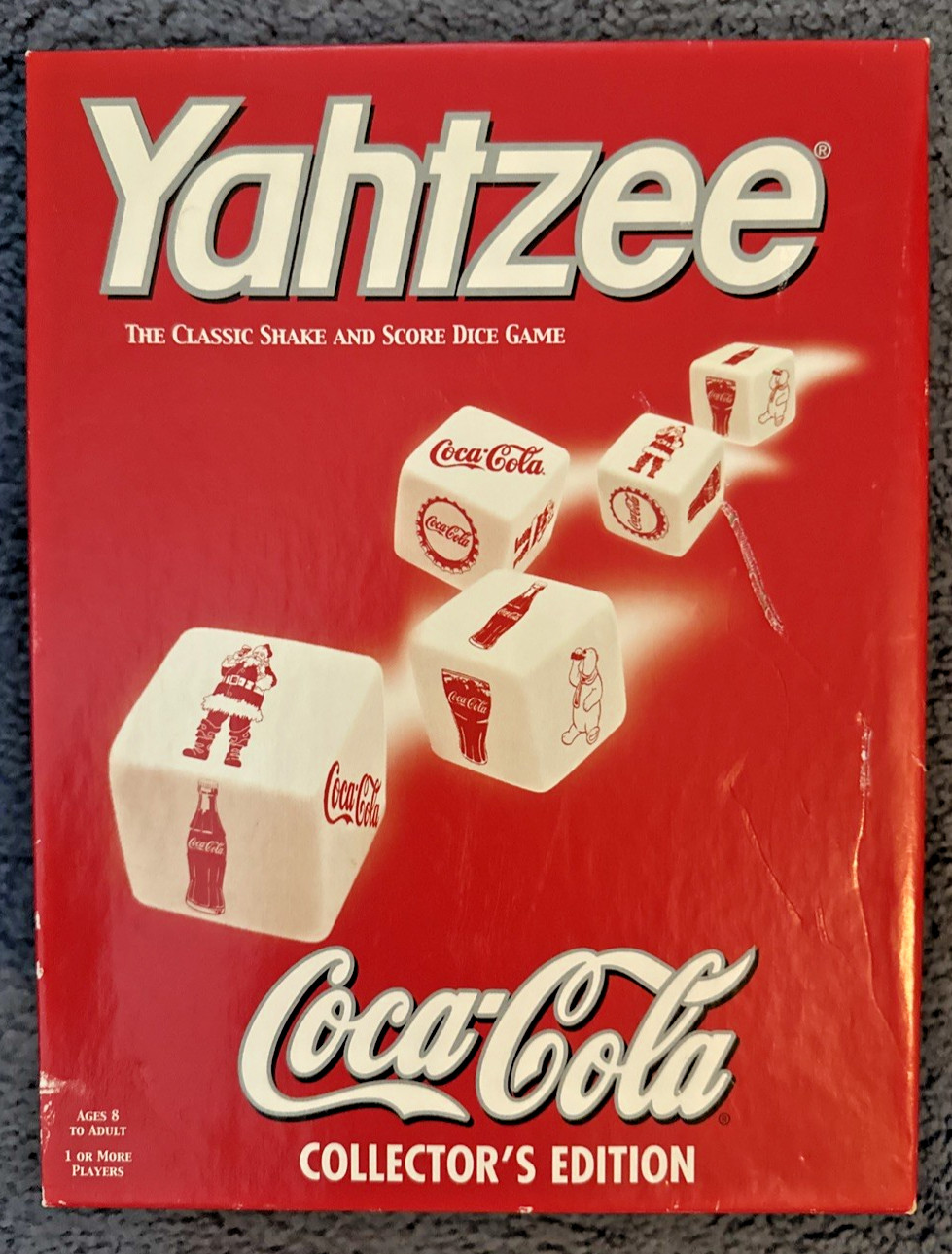 YAHTZEE Collectors Edition Shake Dice Game COCA COLA