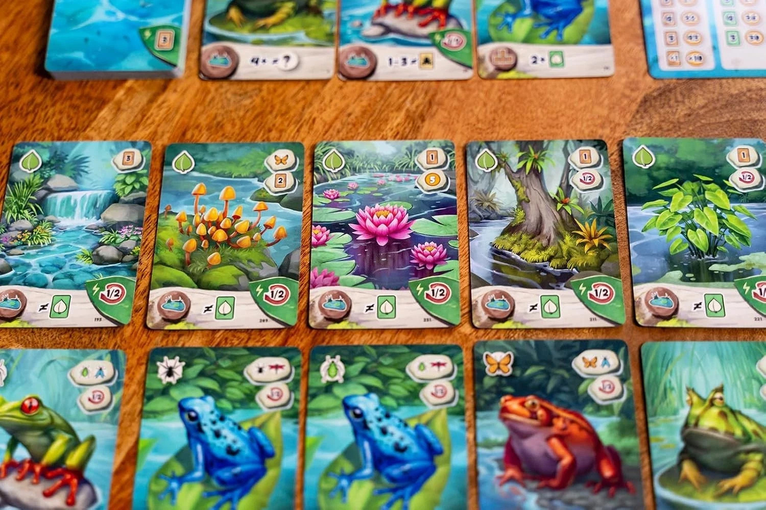 Pondscape Board Game with Wooden Frog Promo by Capstone Games NEW in Shrink
