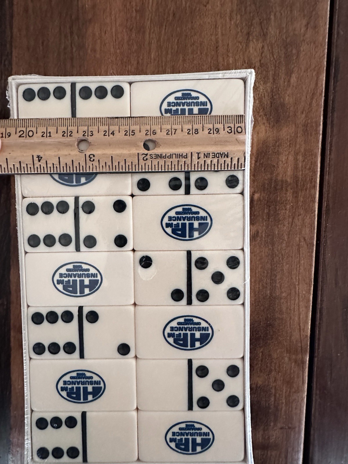 Super Thick Jumbo Size Giant Face Marblelike Dominoes By Puremco No.1632 New!!!
