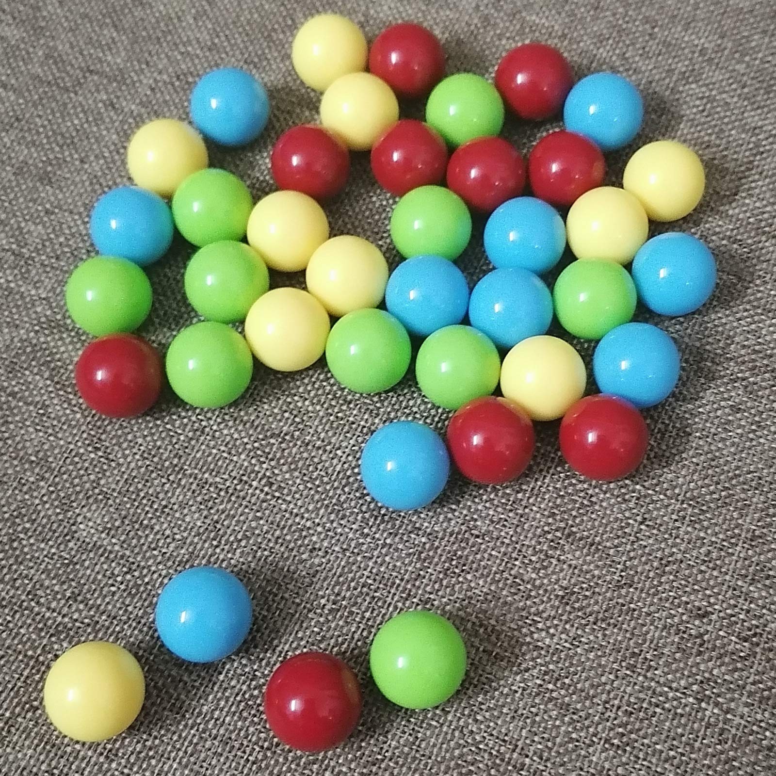 Hotusi 48Pcs Game Replacement Marbles Balls Compatible 13.5mm, Blue,green,red