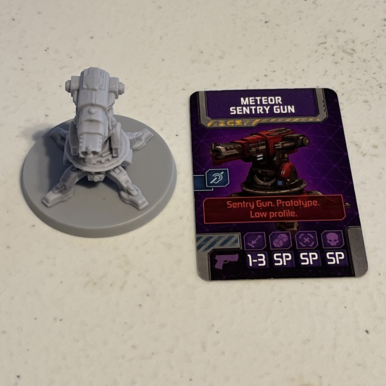 Zombicide: Invader Meteor Sentry Gun – Mini Figure & Card