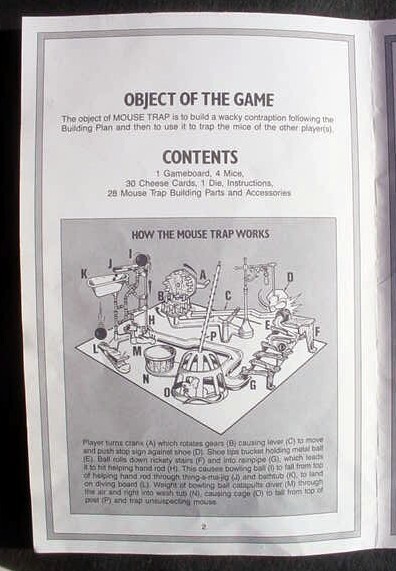 1986 Milton Bradley Mousetrap 100% Complete Board Game Mouse Trap Zany Crazy