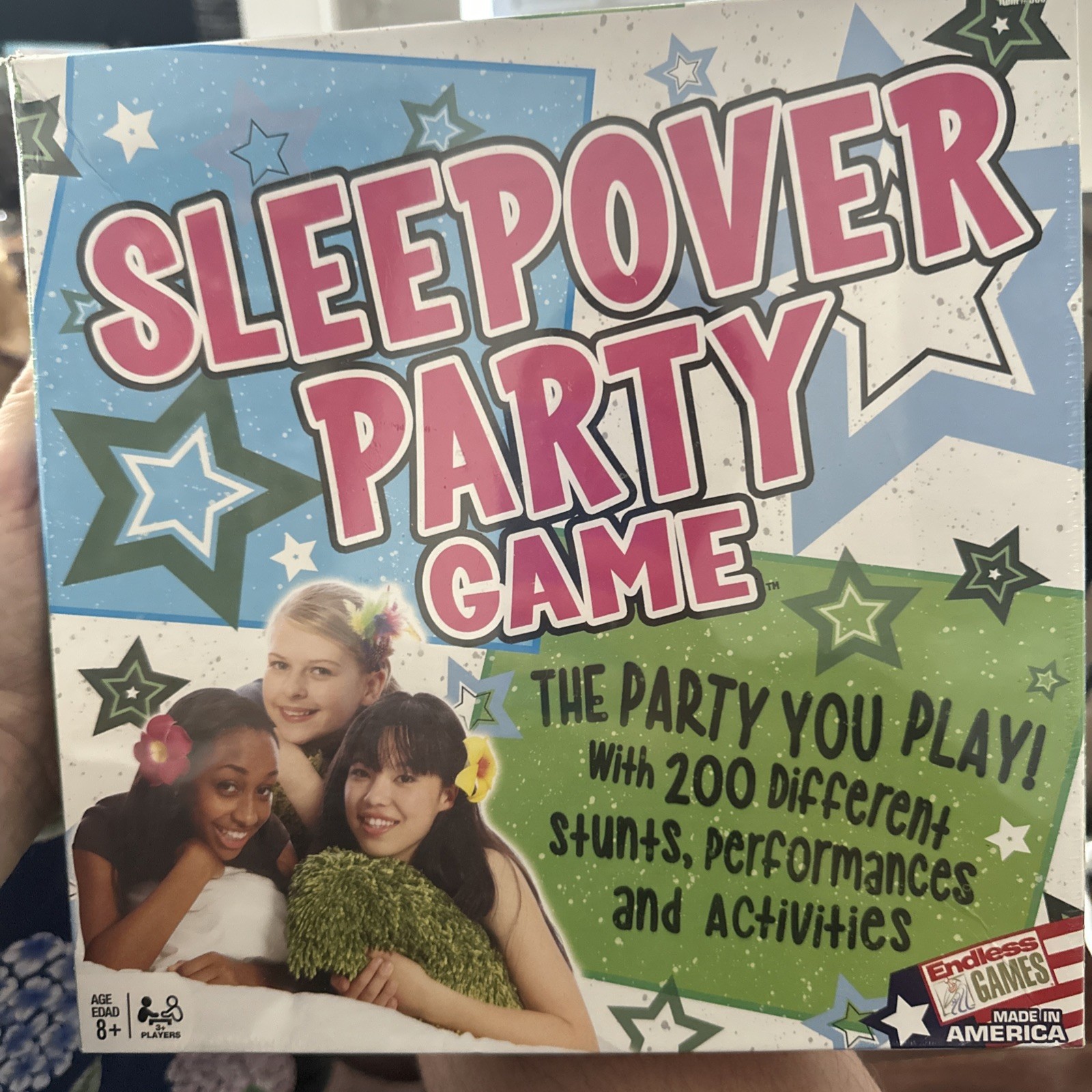 Sleepover Party Game The Party You Play! 200 Stunts Activities Endless Games NEW