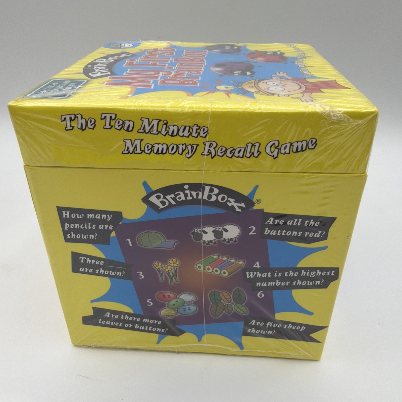 BrainBox My First Pictures 10 Minutes Memory Recall Educational Card Game NEW