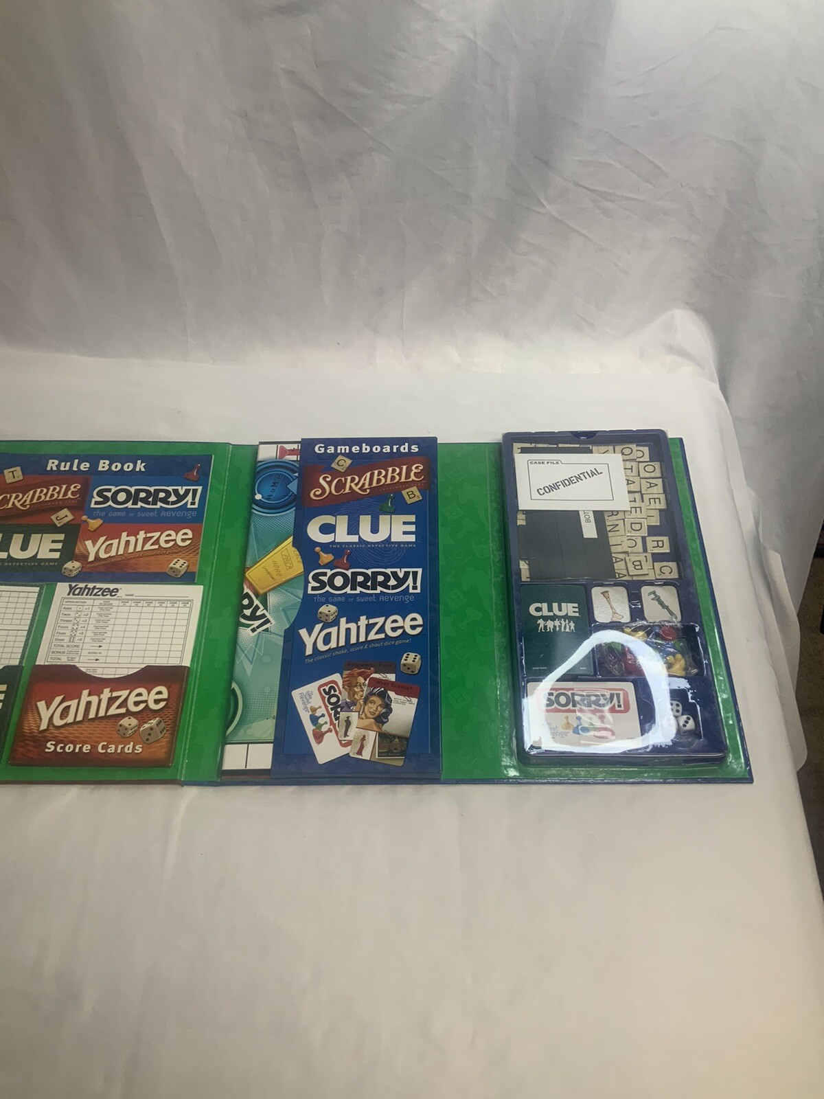 Milton Bradley Game Set 4 complete games in single pack complete