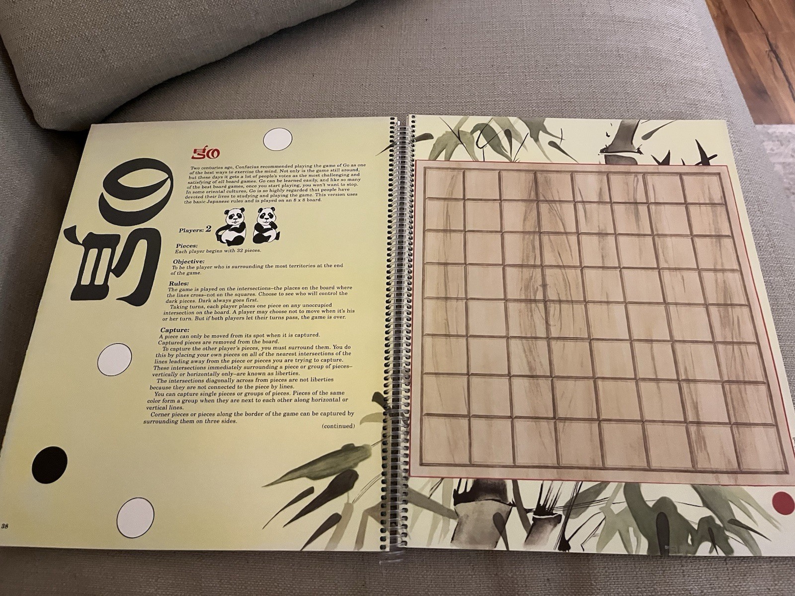 Highlights Best Board Games Around the World Spiral Bound Book Vintage 1992 MINT