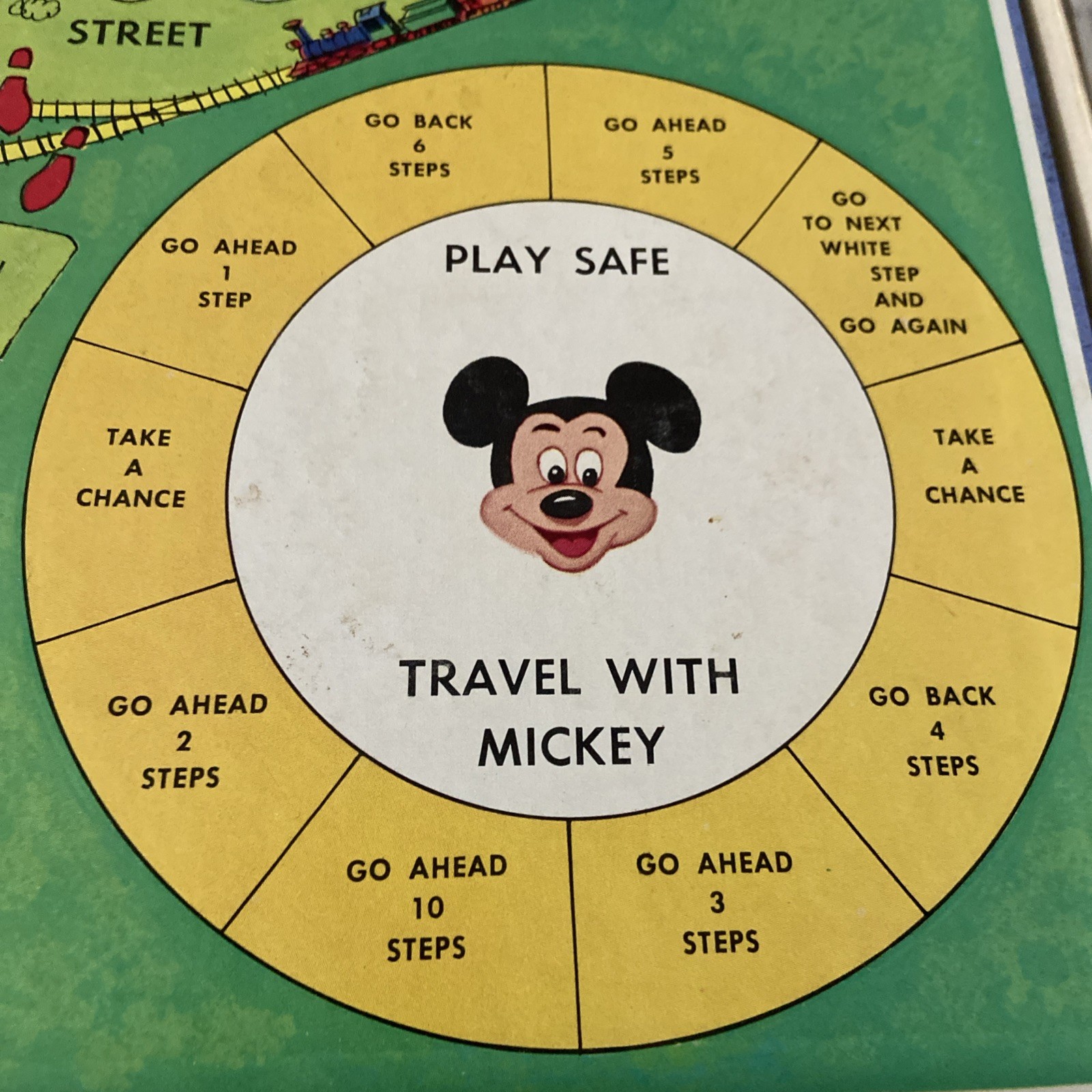 Walt Disney’s Disneyland Board Game 1965 COMPLETE Vintage Wear