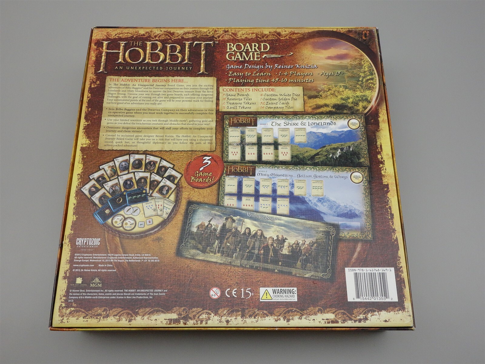 The Hobbit – An Unexpected Journey Board Game – Cryptozoic Entertainment