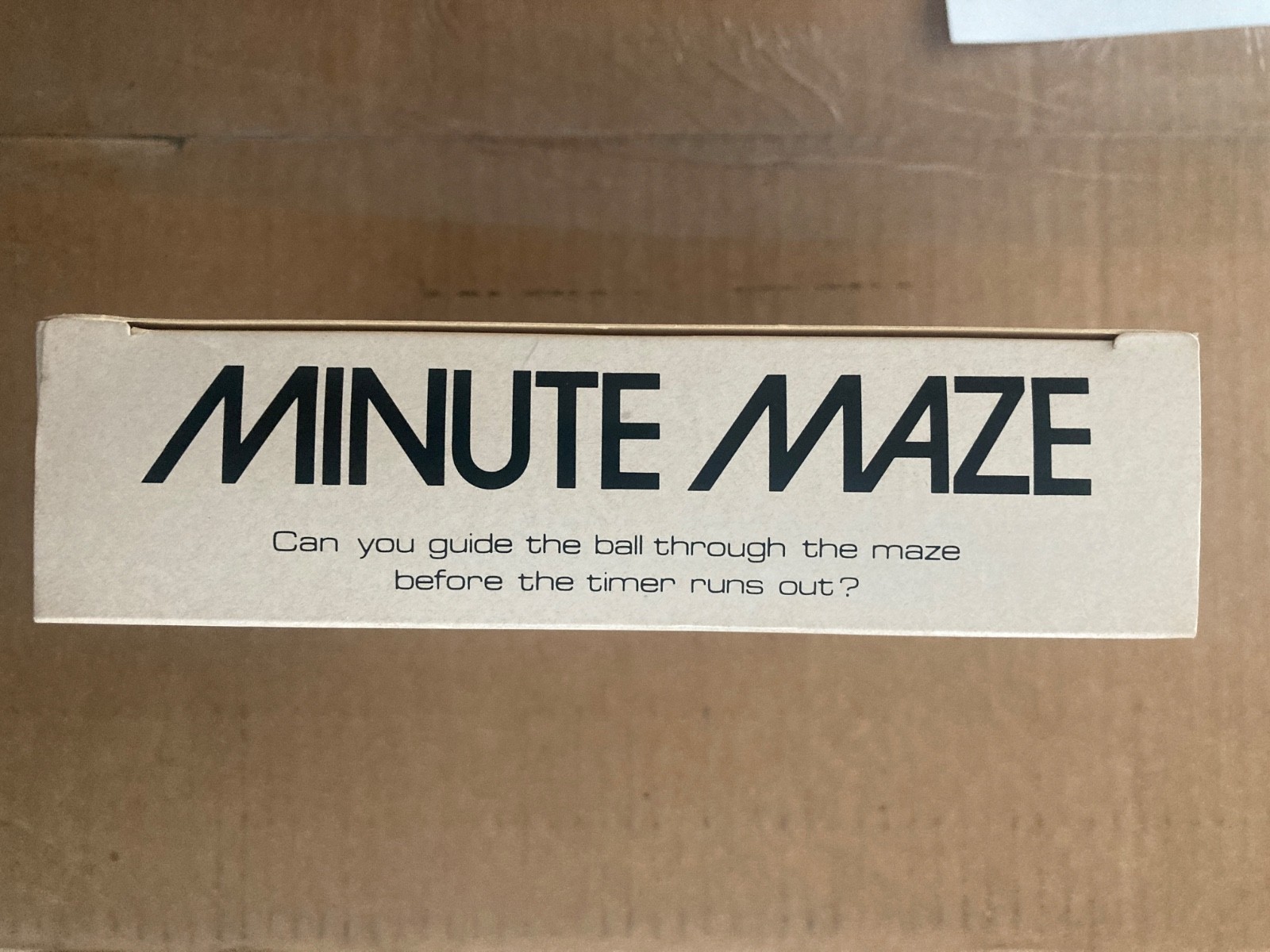 Vtg Mag-Nif: Minute Maze Brain Teaser With Marble Used w Box & Built in Timer
