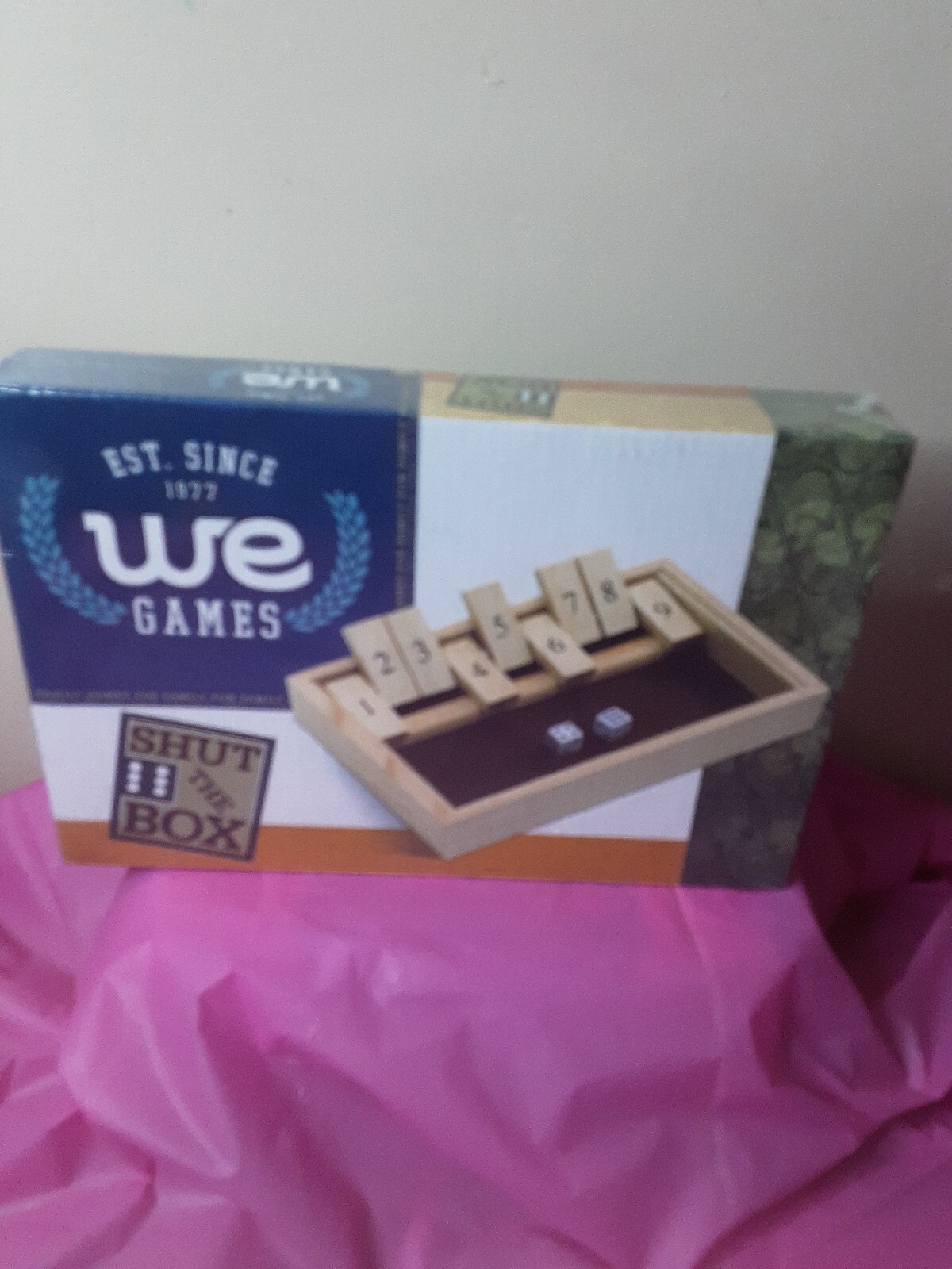 We Games Shut The Box Wood Expressions Inc Pub Game Fisherman Sailors