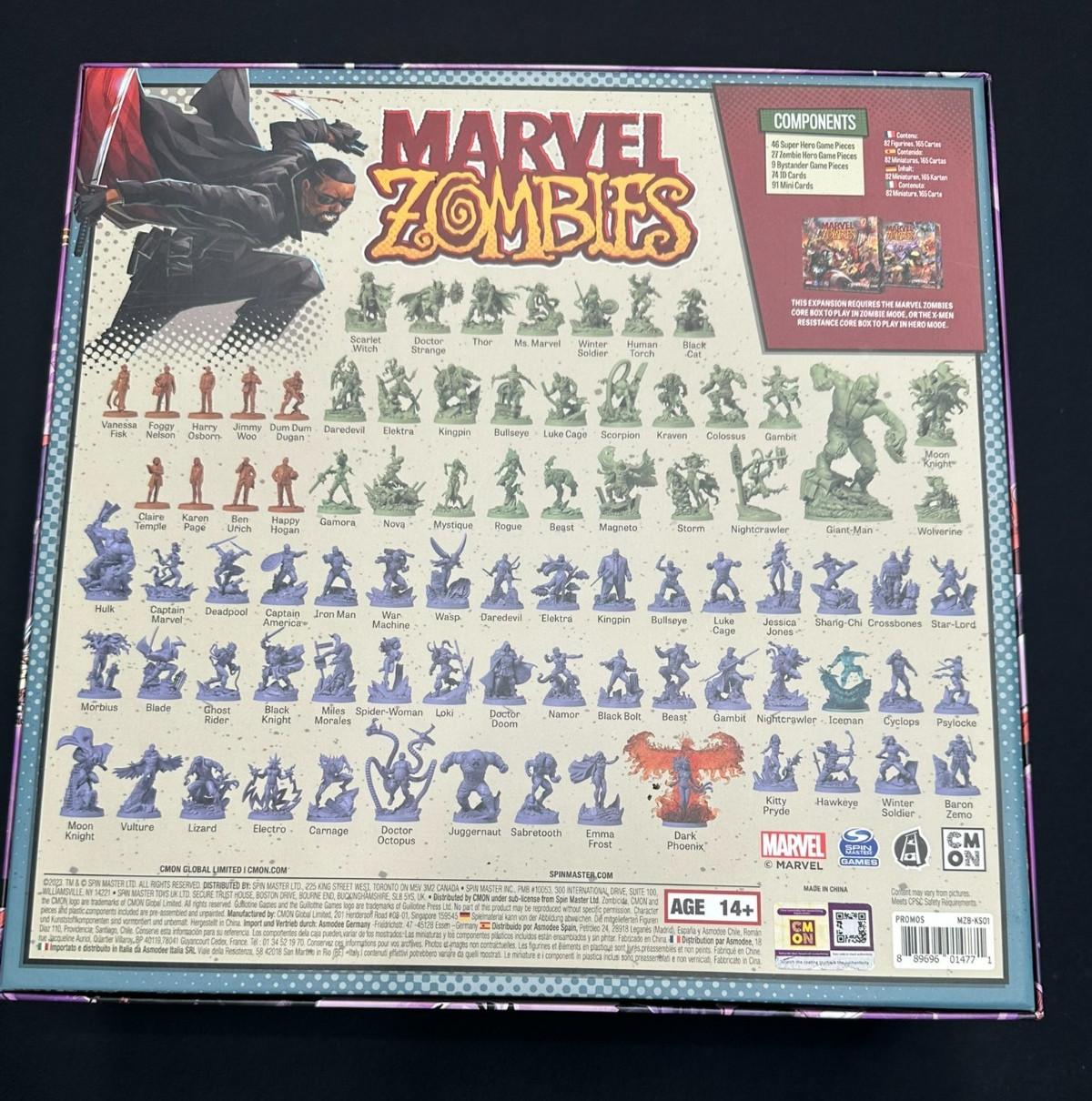 CMON Marvel Zombies Kickstarter Exclusive Stretch Goals with Free Shipping!